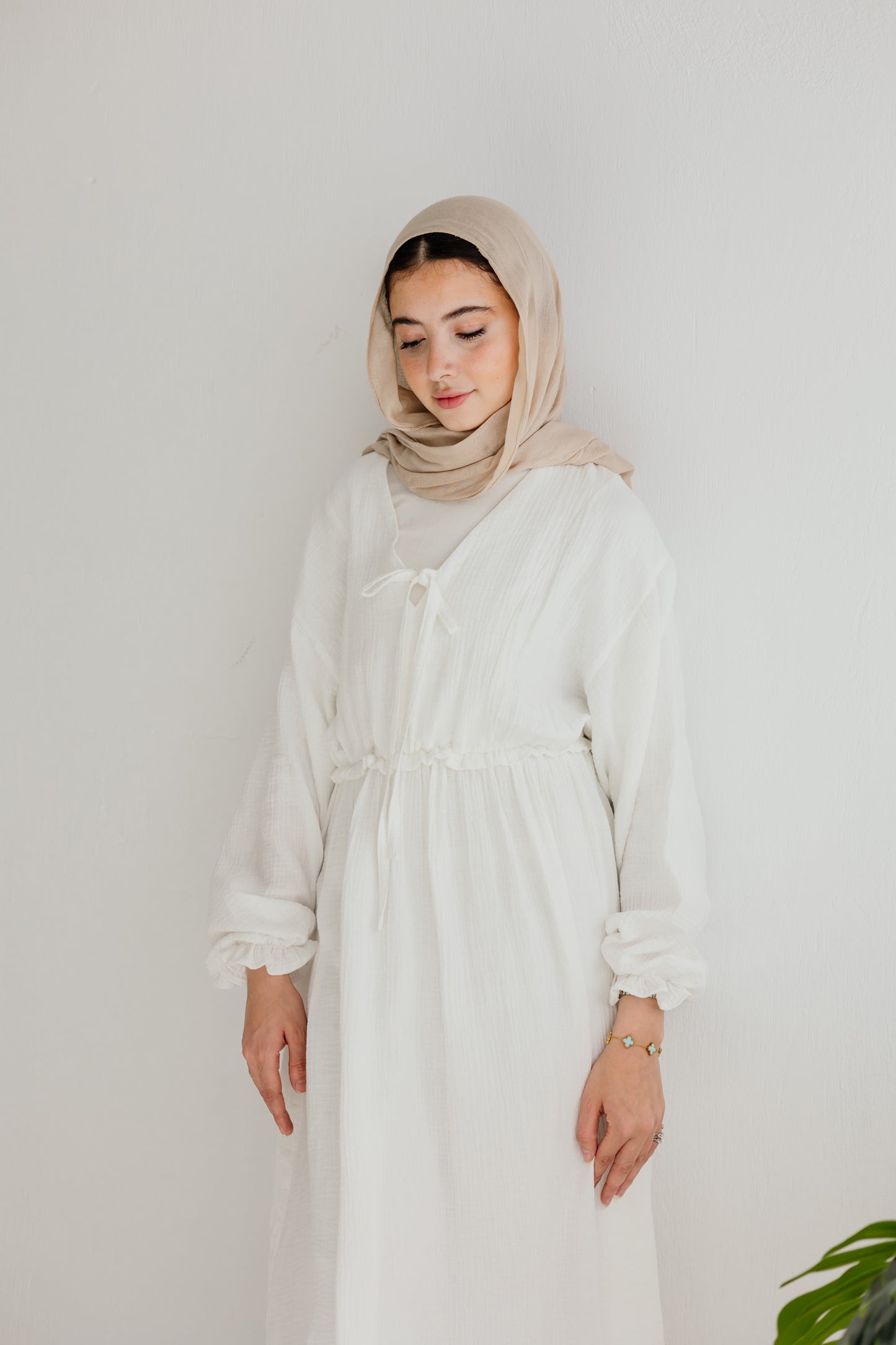 Lily Dress in White