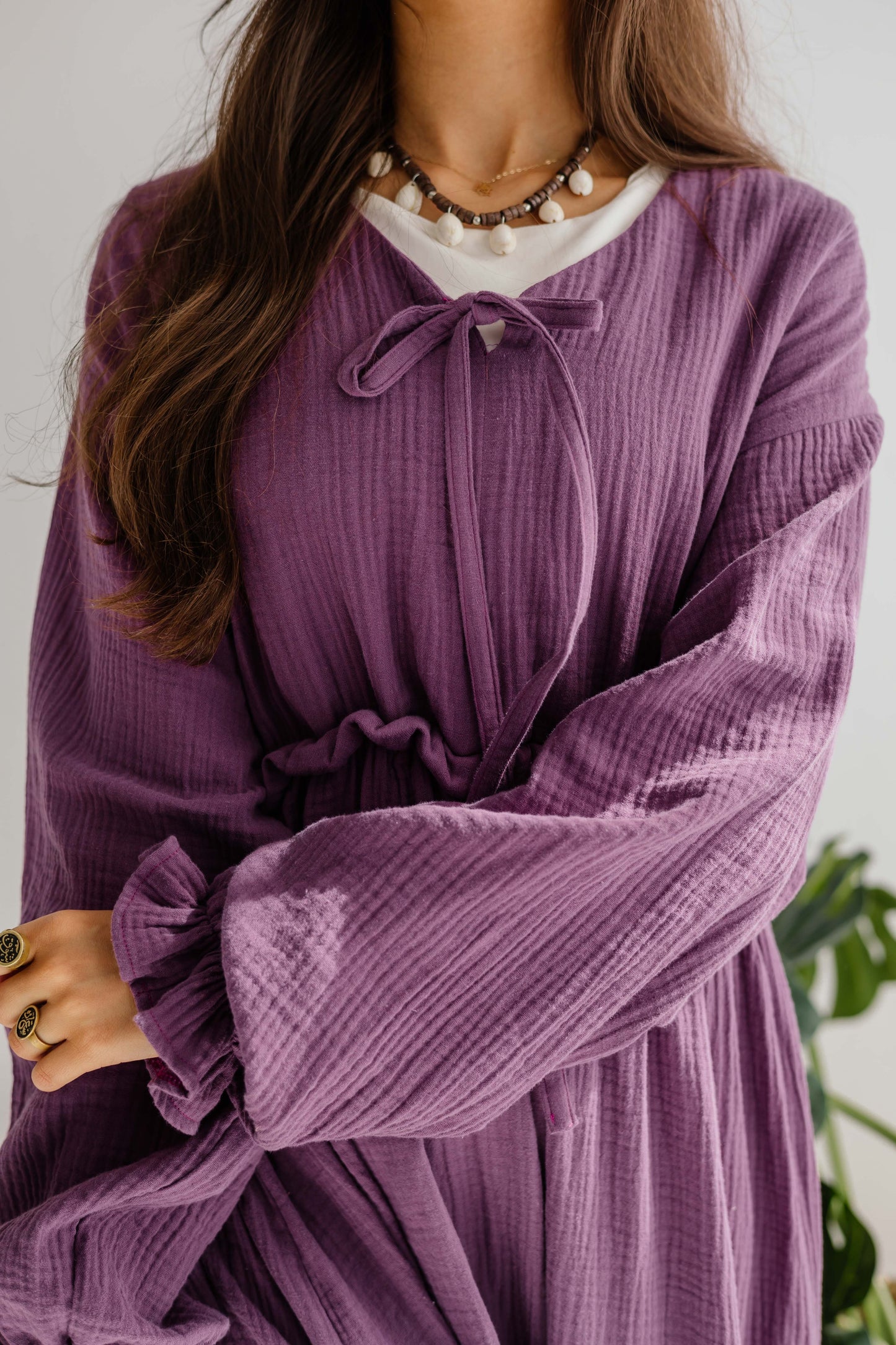 Lily Dress in Mauve
