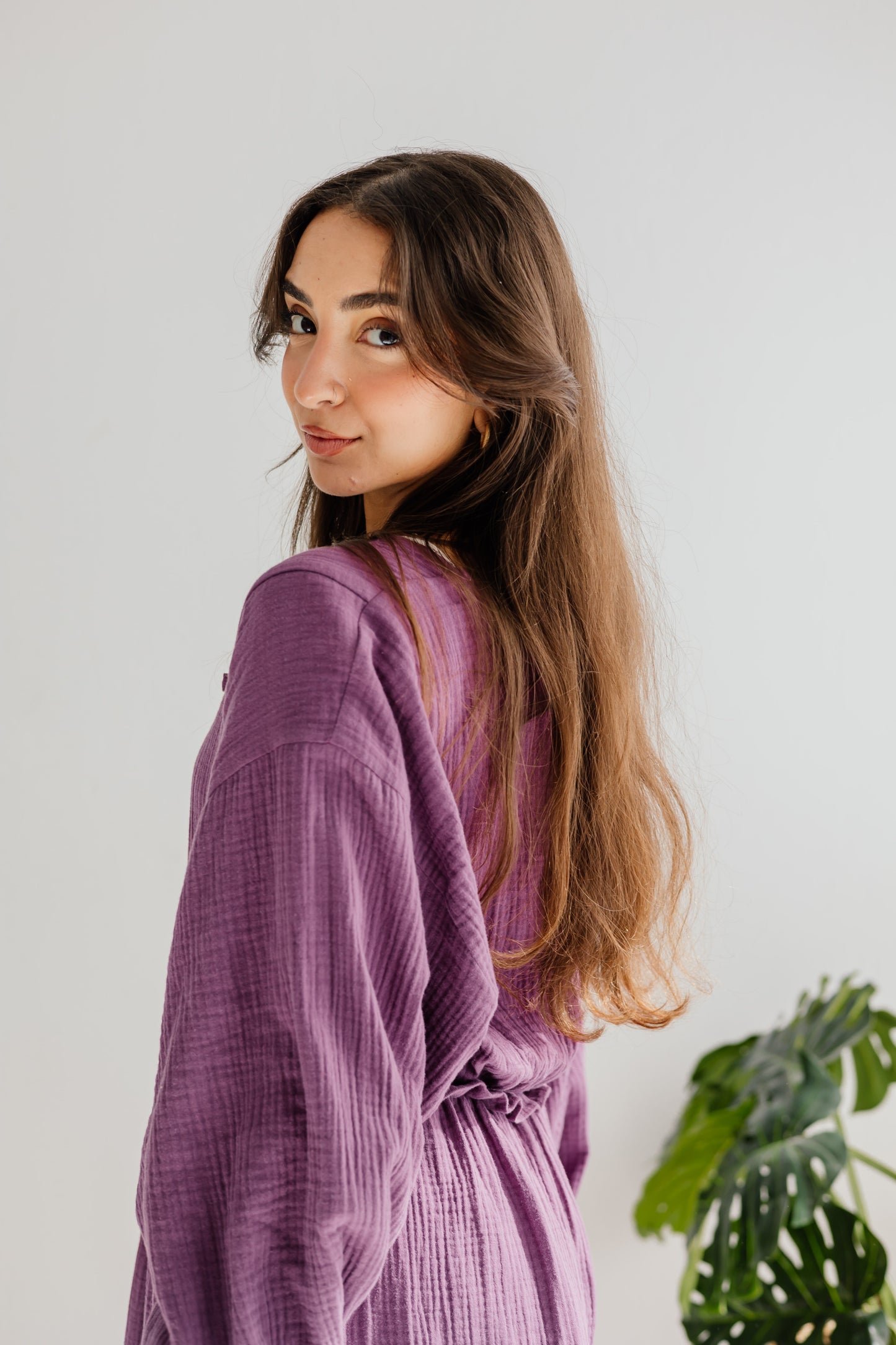 Lily Dress in Mauve