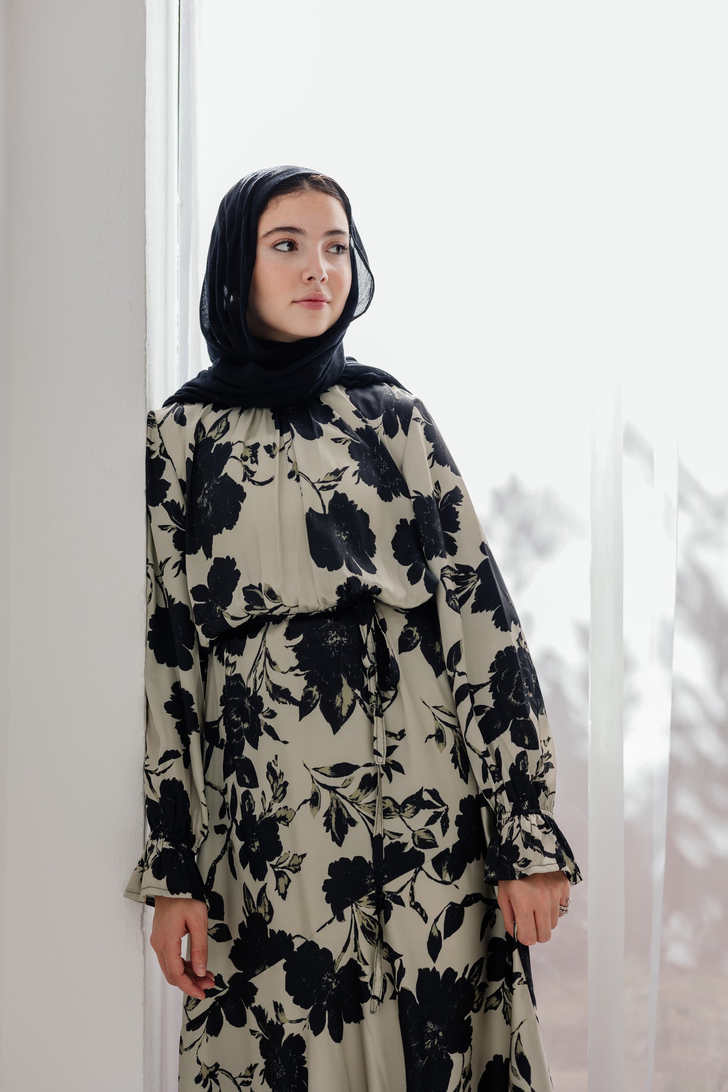 Roselle Dress in Muted Sage