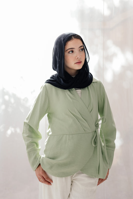 Raya Wrap in Mint