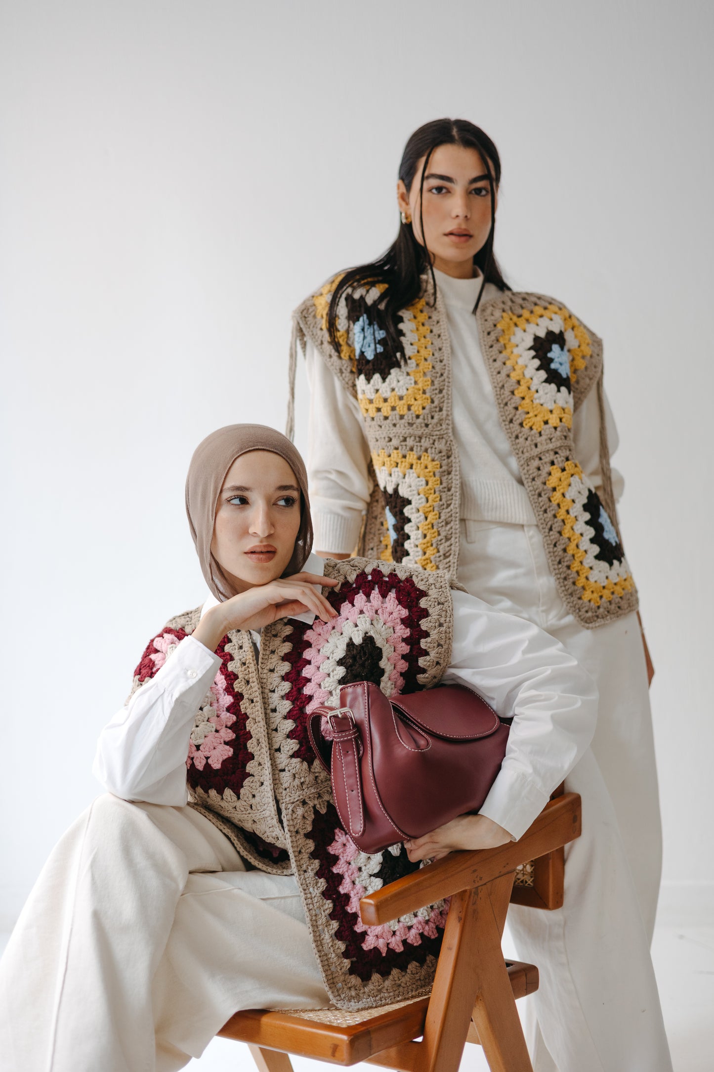 The Mosaic Vest in Canary