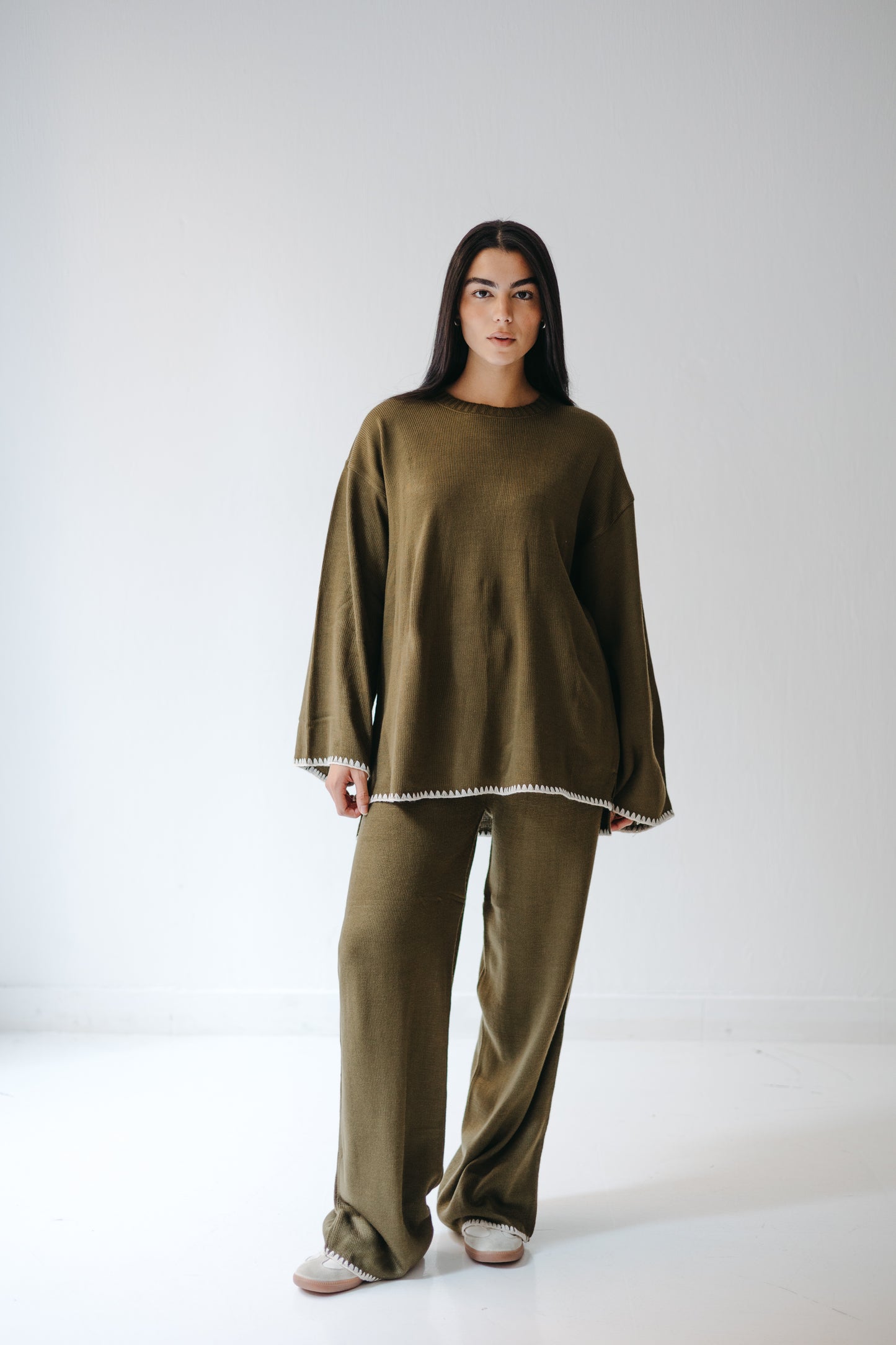 The Cozy Edge Set in Olive