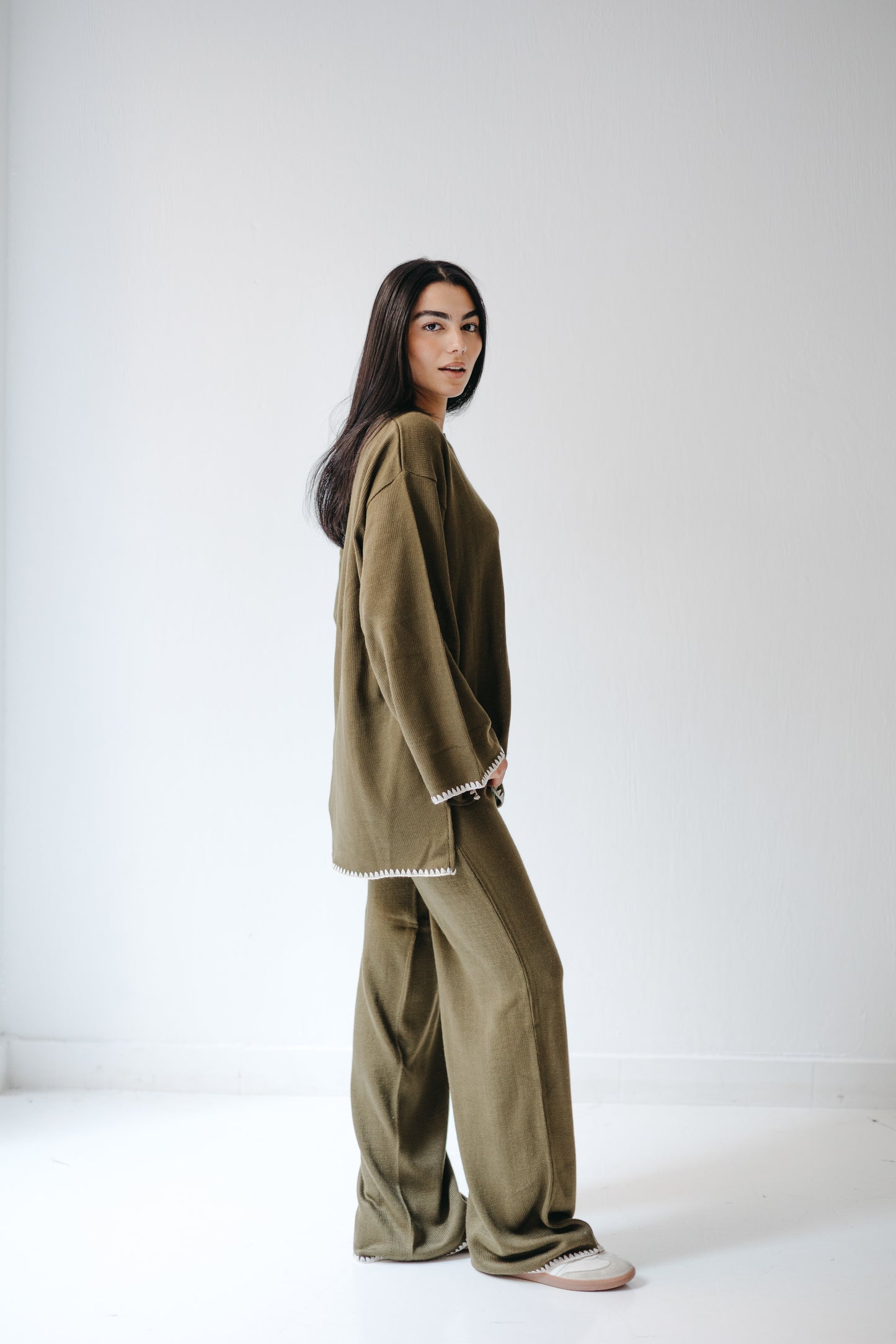 The Cozy Edge Set in Olive