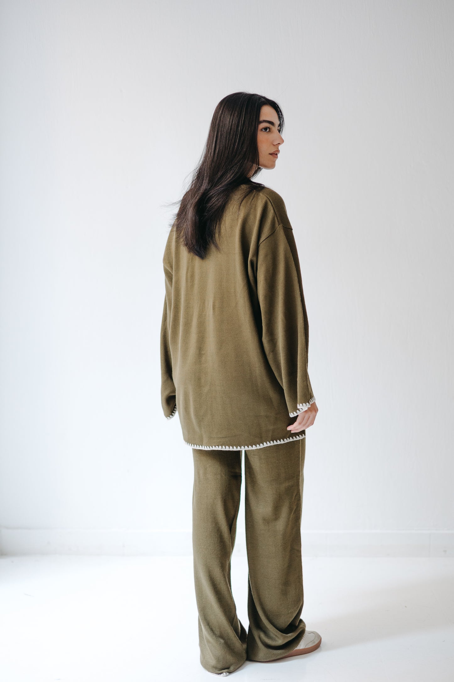 The Cozy Edge Set in Olive