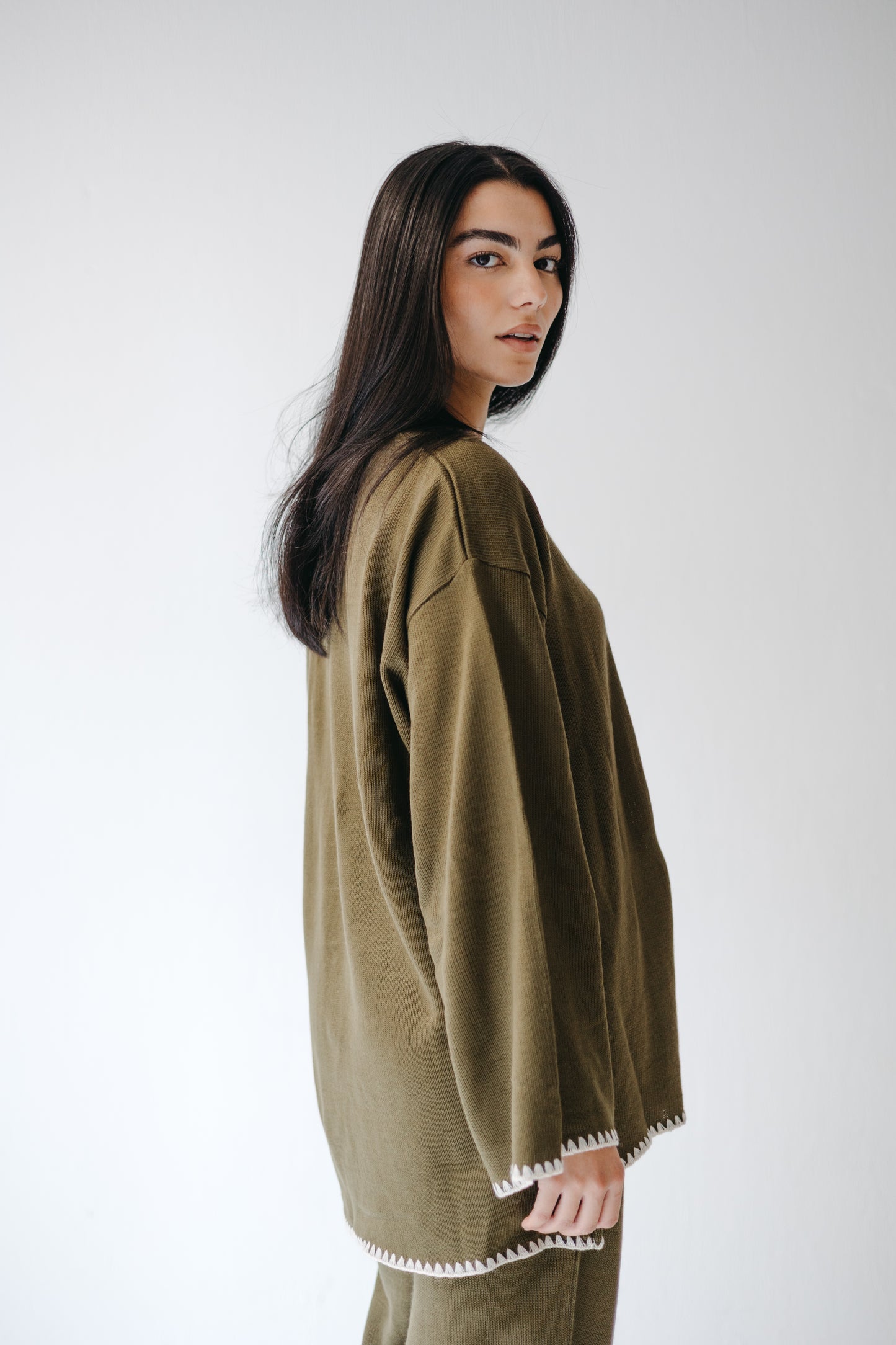 The Cozy Edge Set in Olive