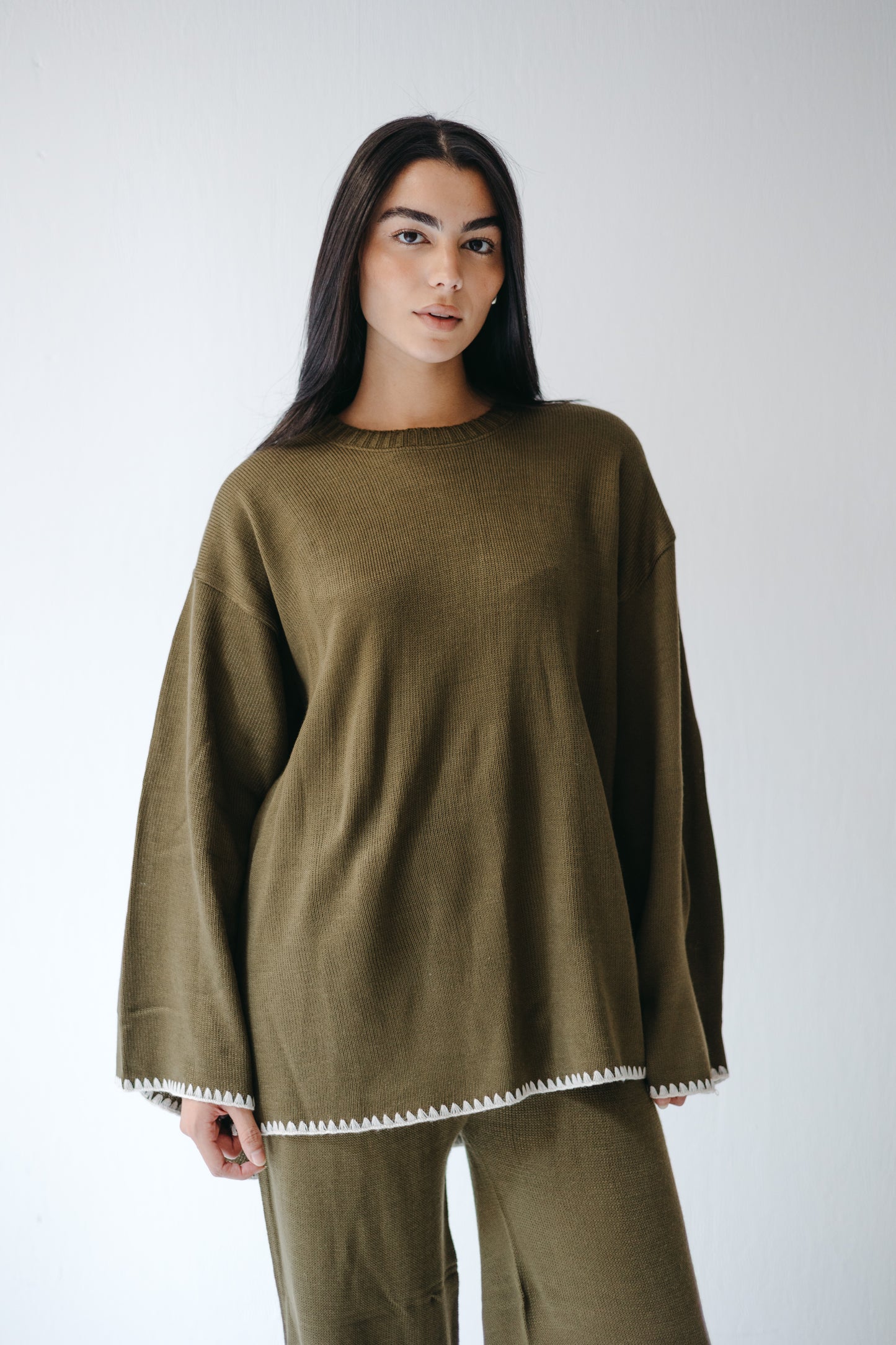 The Cozy Edge Set in Olive