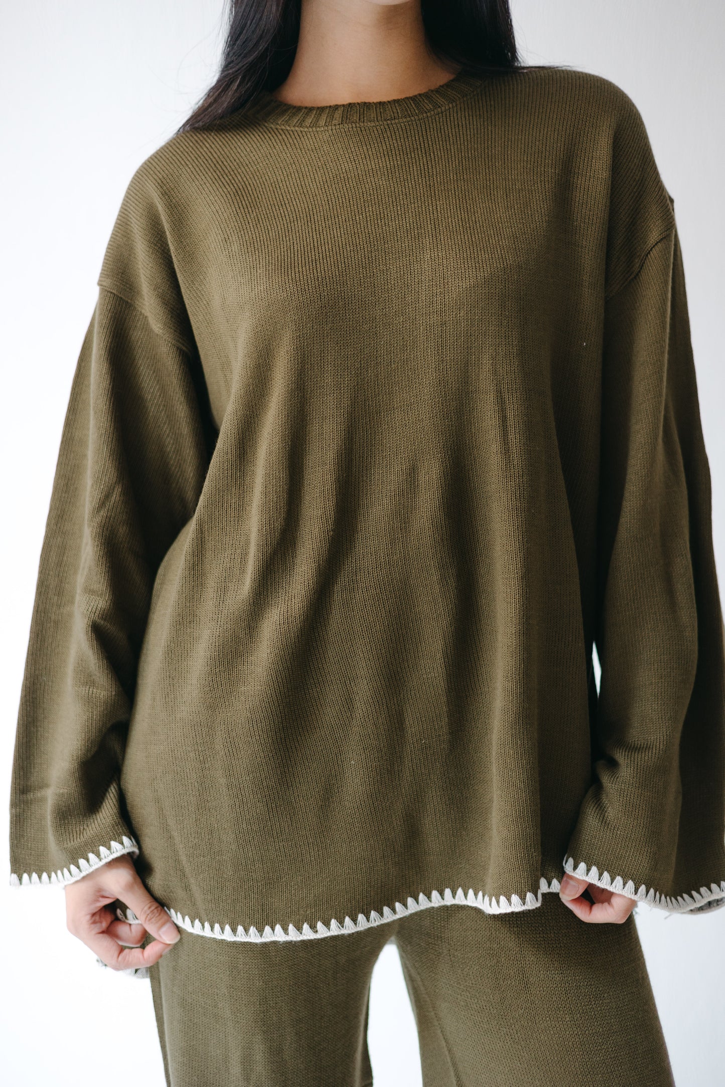 The Cozy Edge Set in Olive