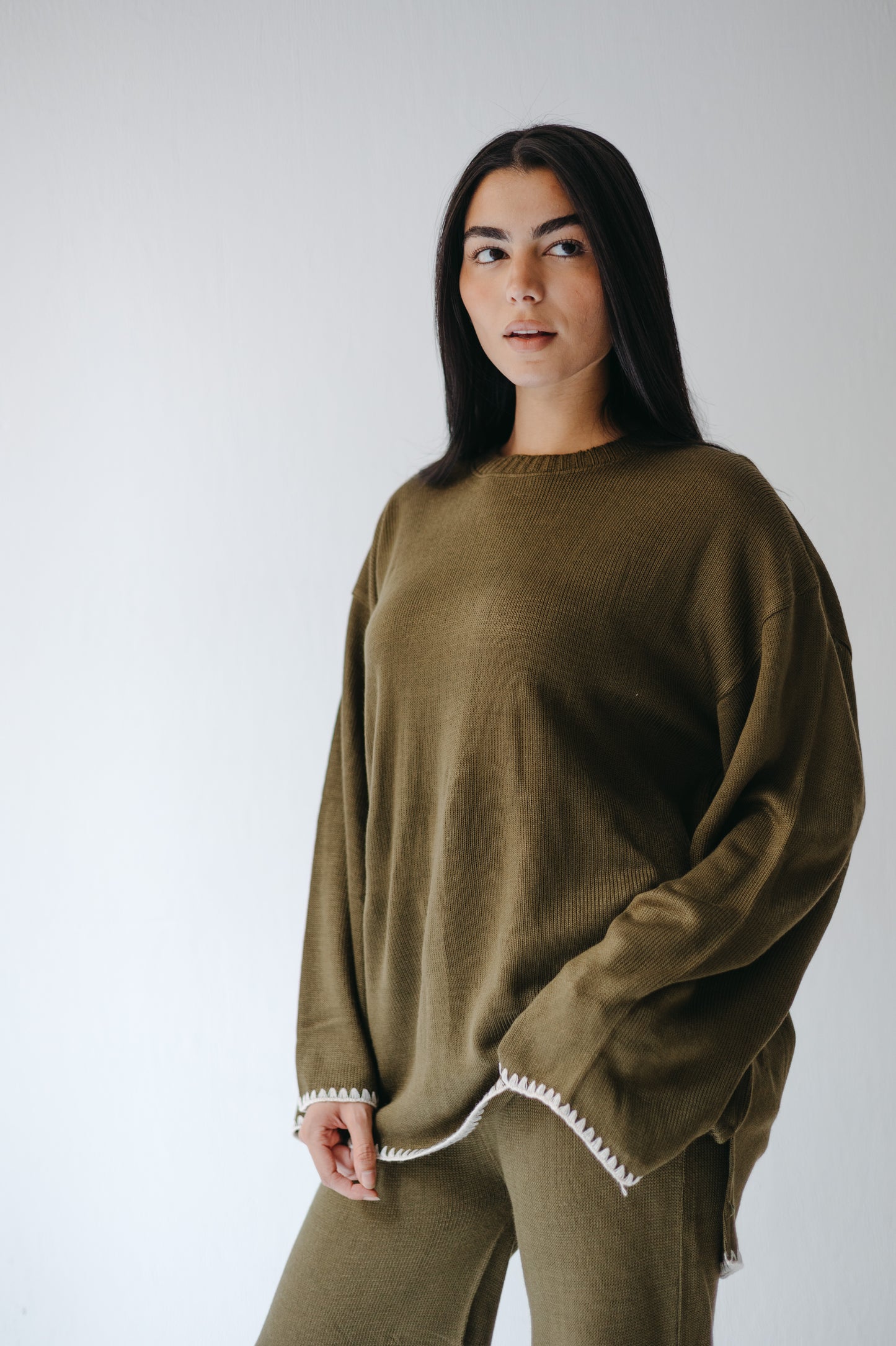 The Cozy Edge Set in Olive