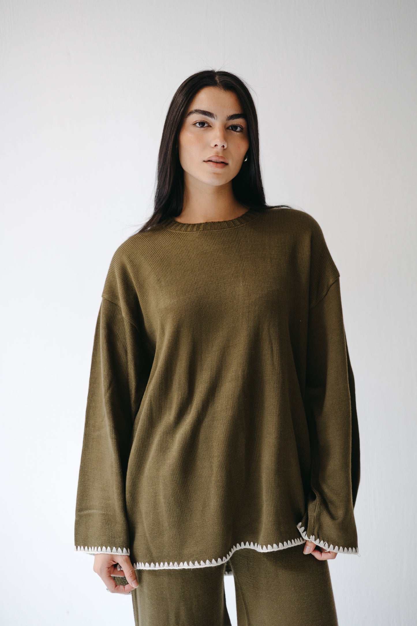 The Cozy Edge Set in Olive