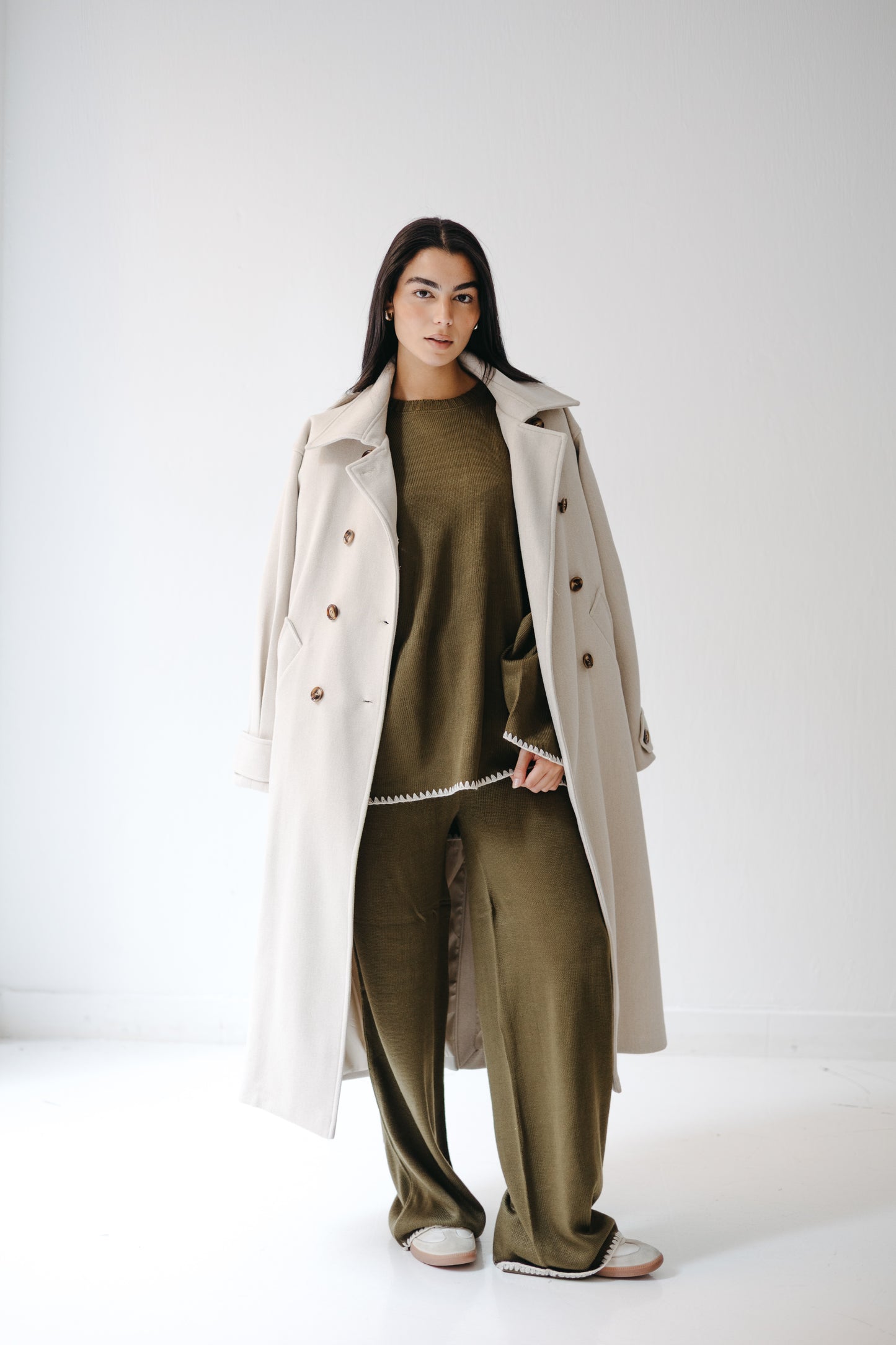 The Cozy Edge Set in Olive