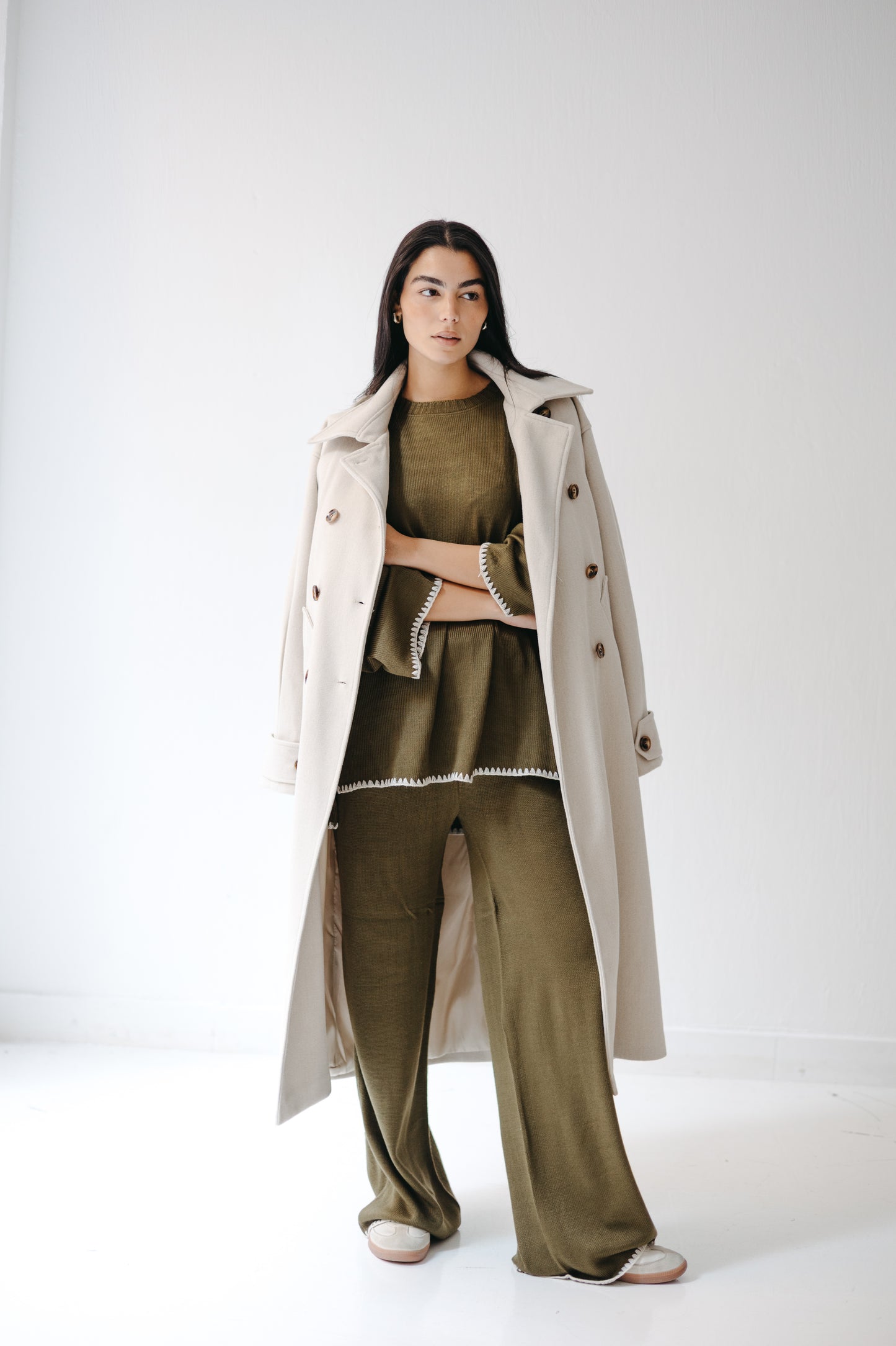 The Cozy Edge Set in Olive