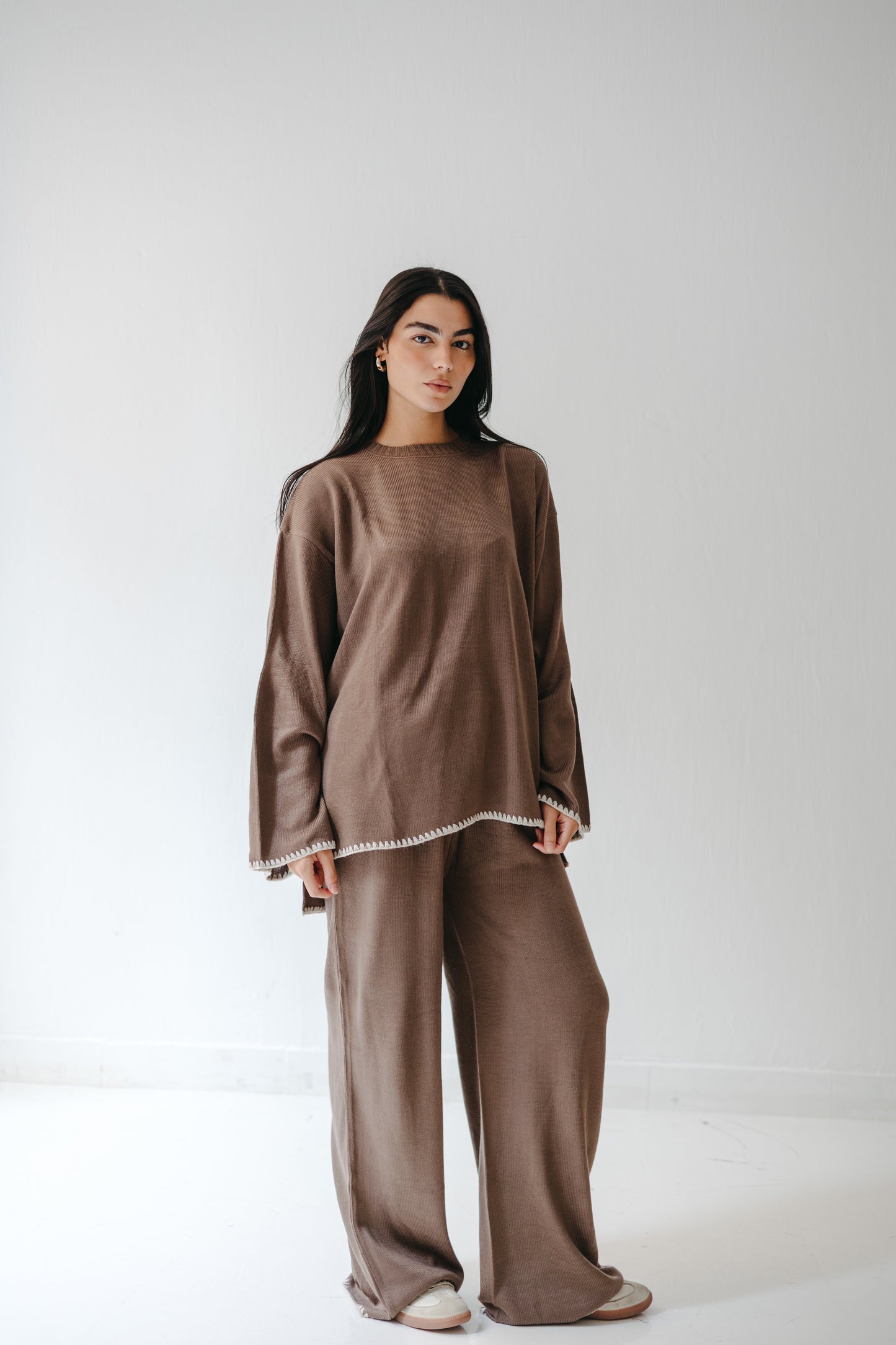 The Cozy Edge Set in Mocha