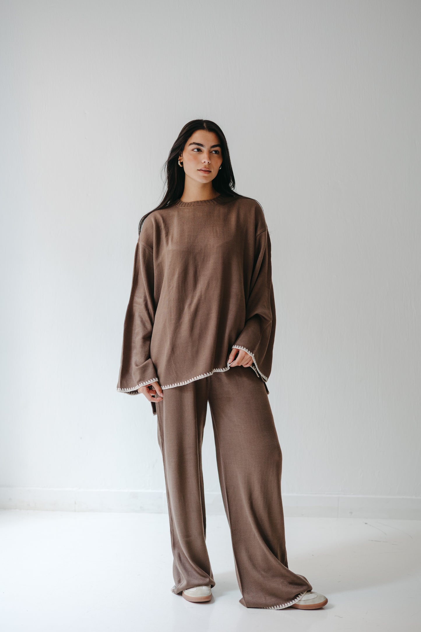 The Cozy Edge Set in Mocha