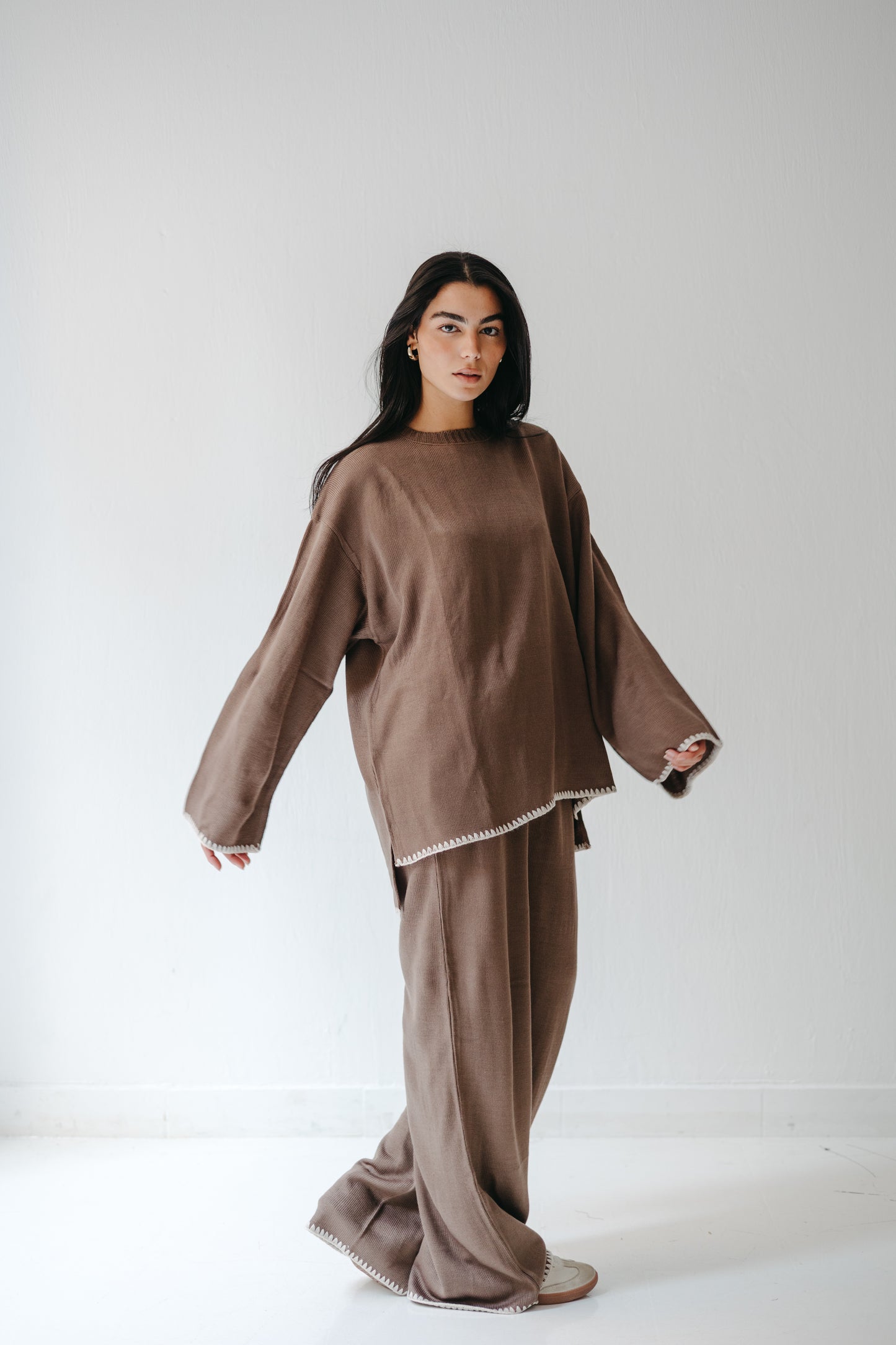 The Cozy Edge Set in Mocha