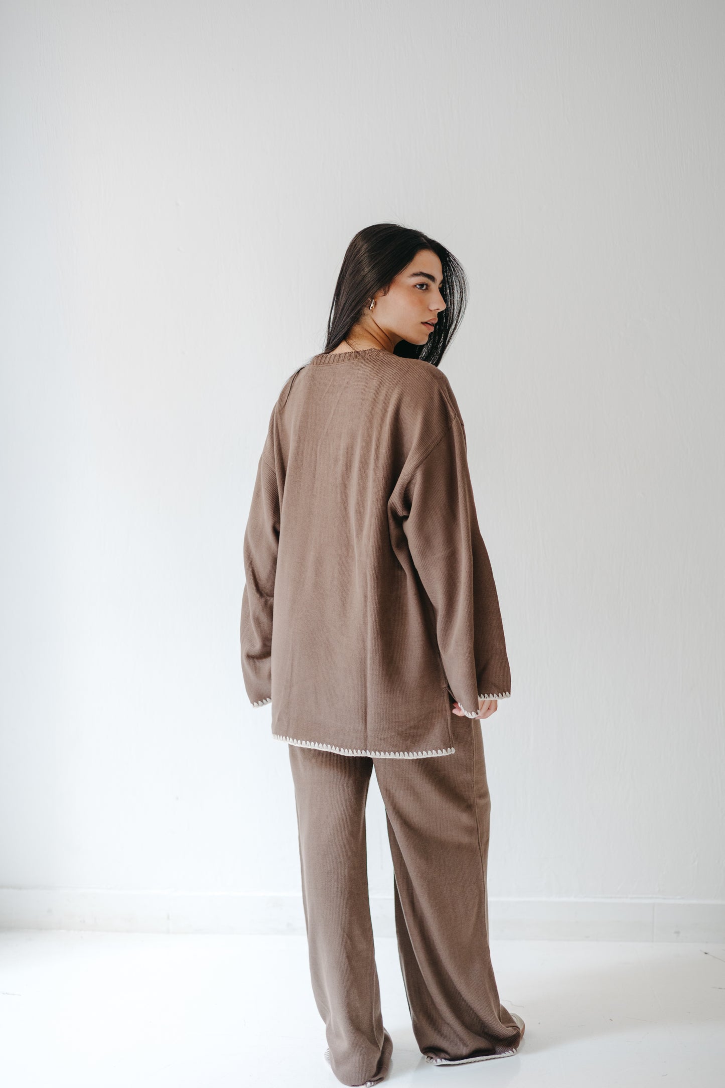 The Cozy Edge Set in Mocha