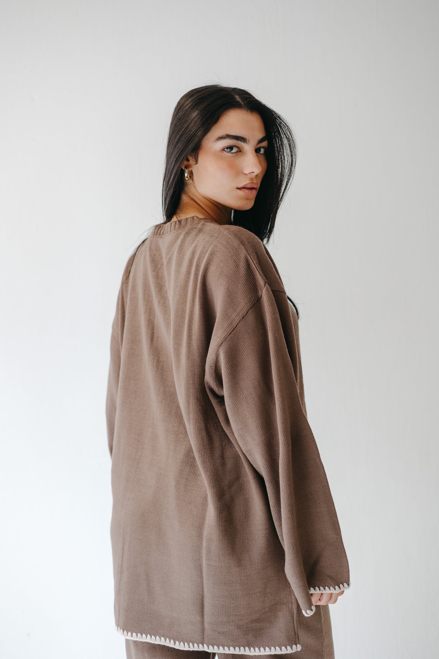 The Cozy Edge Set in Mocha