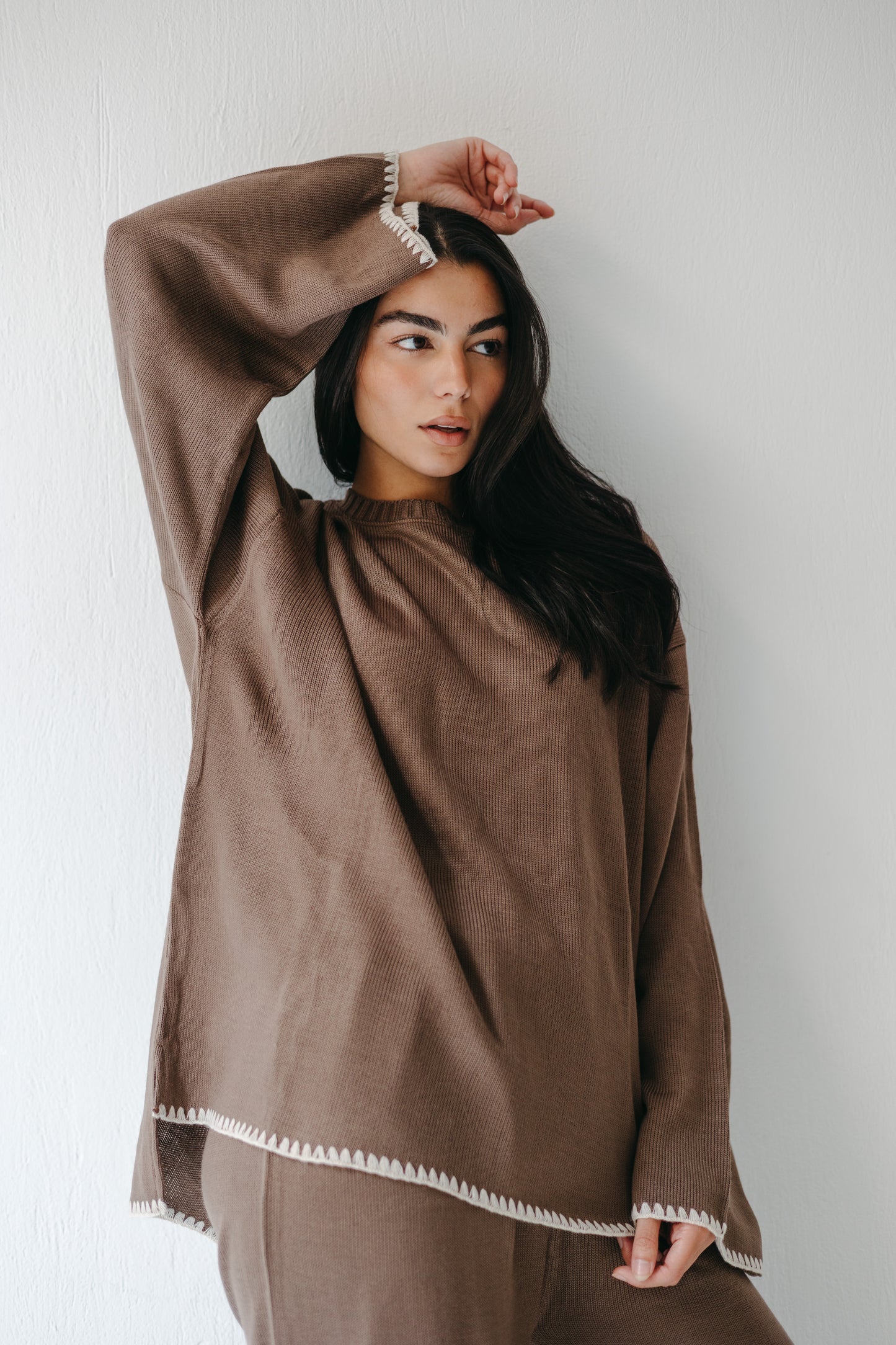 The Cozy Edge Set in Mocha