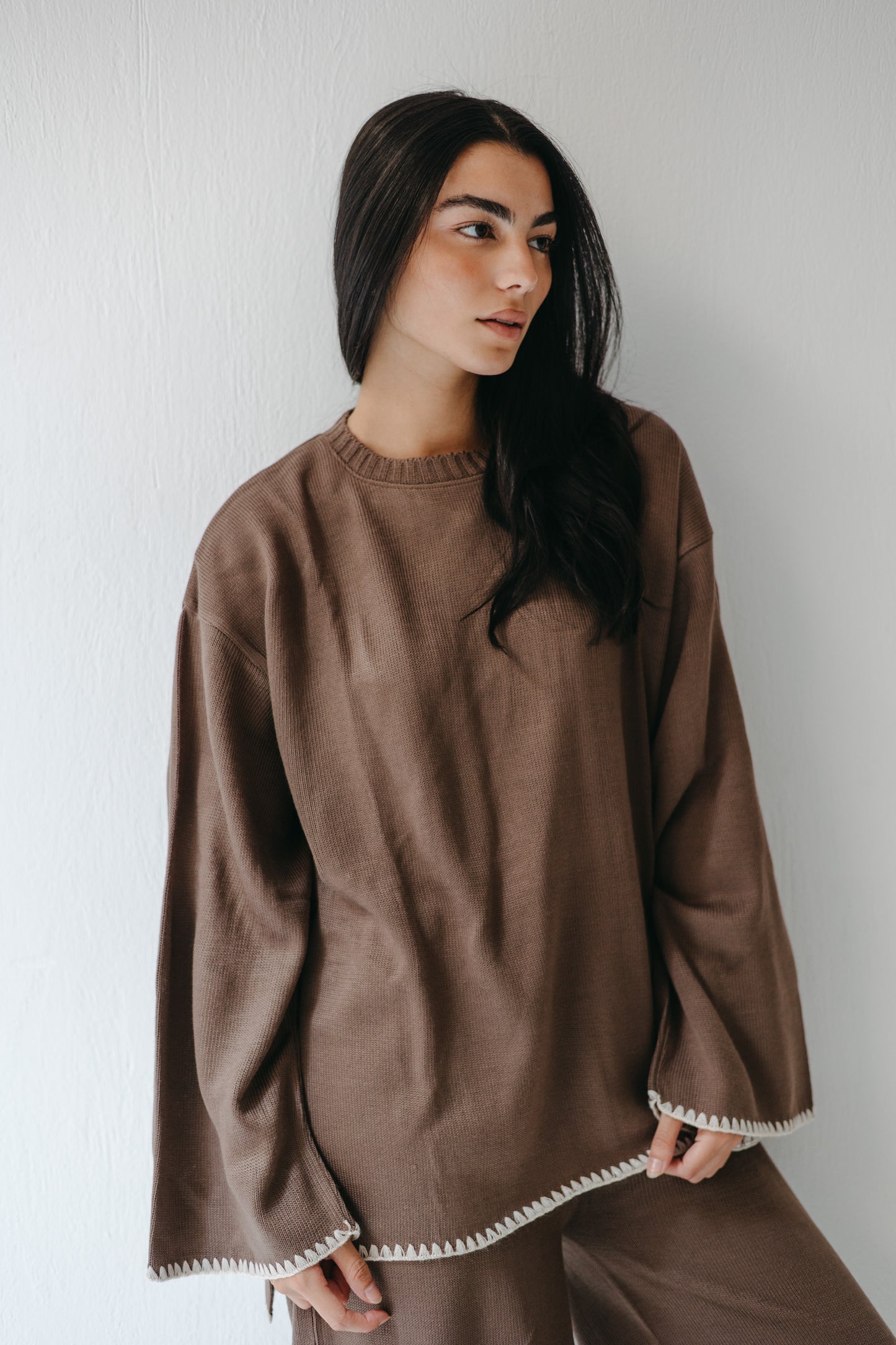 The Cozy Edge Set in Mocha