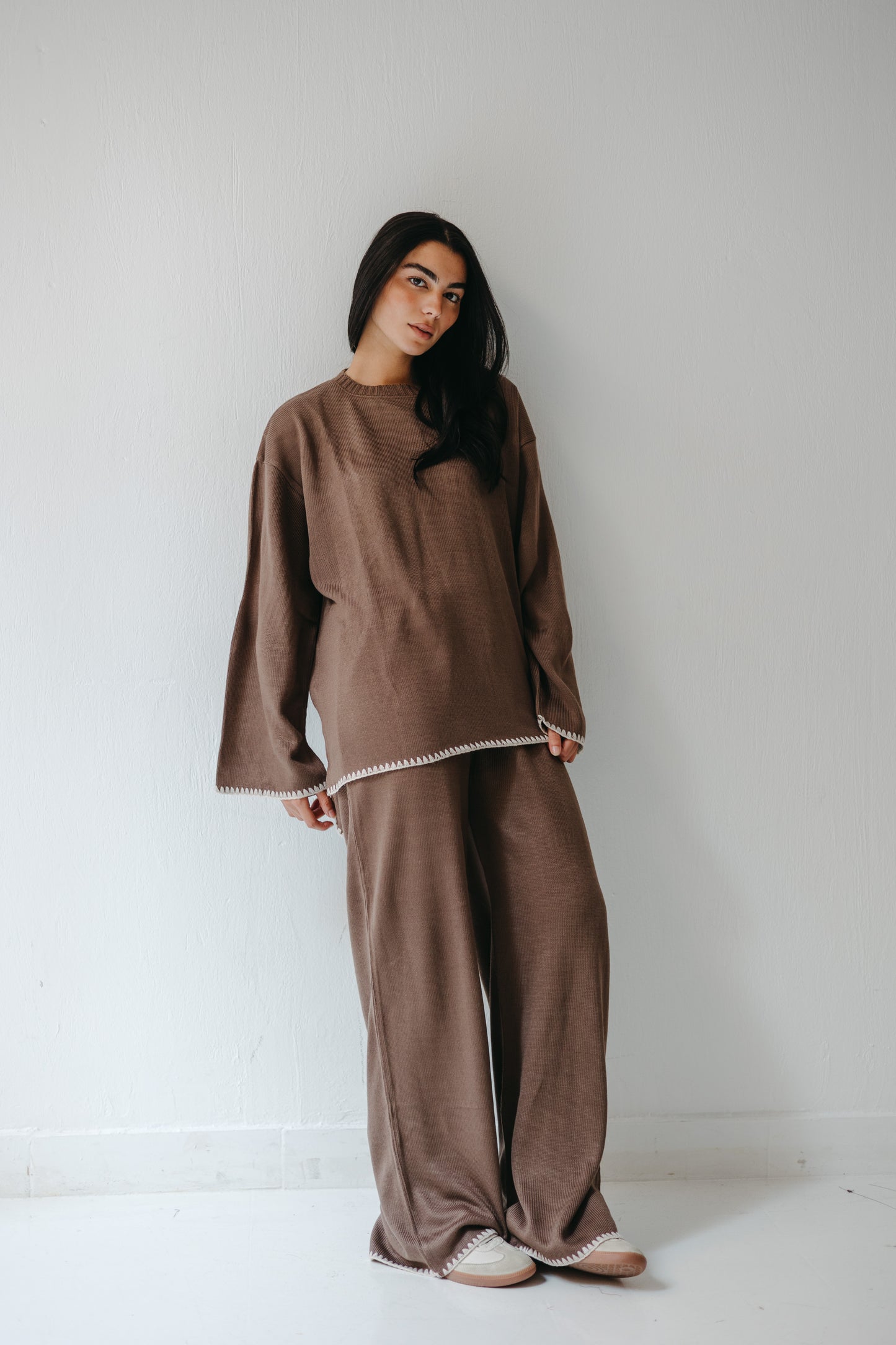 The Cozy Edge Set in Mocha