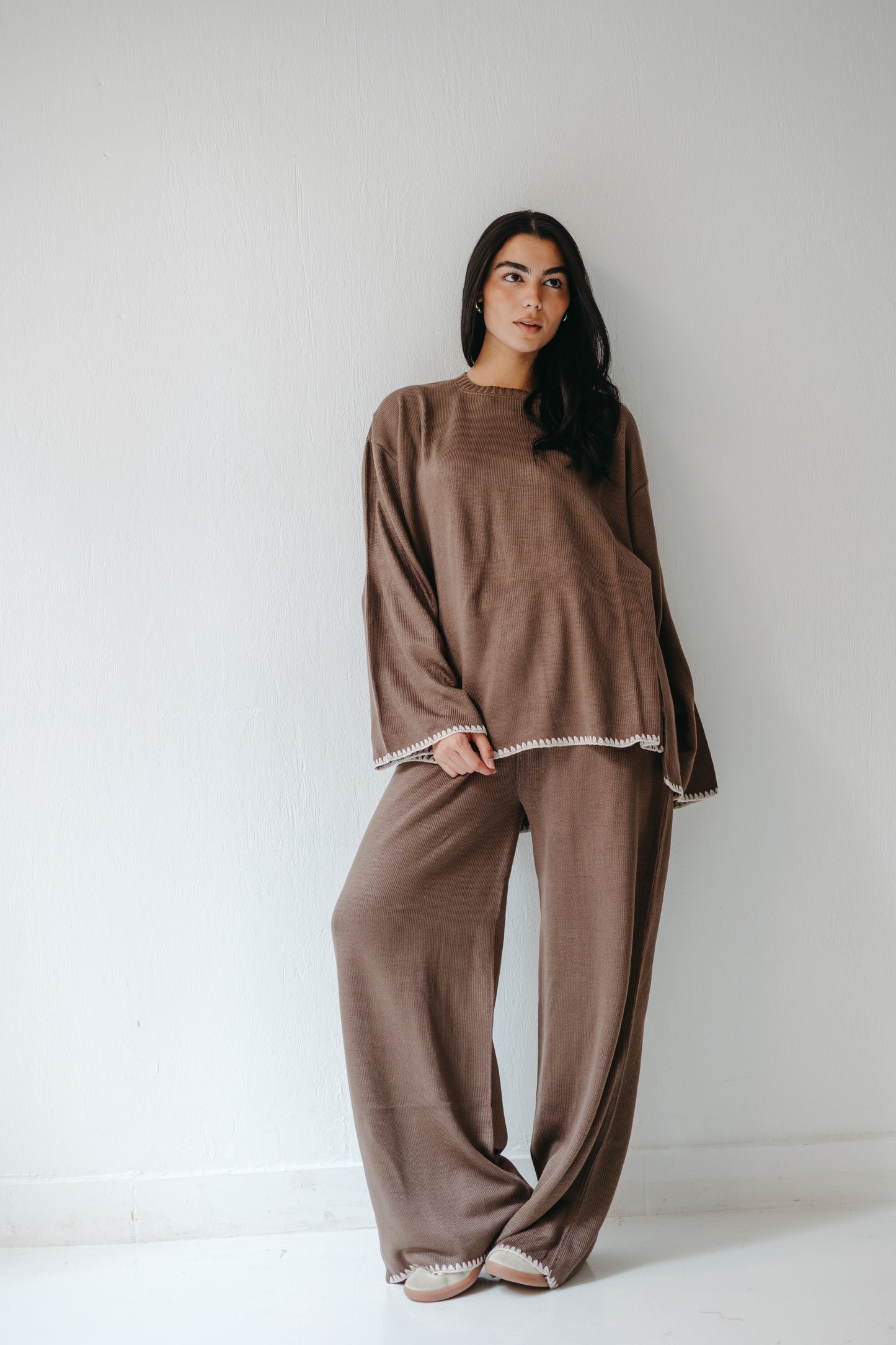 The Cozy Edge Set in Mocha