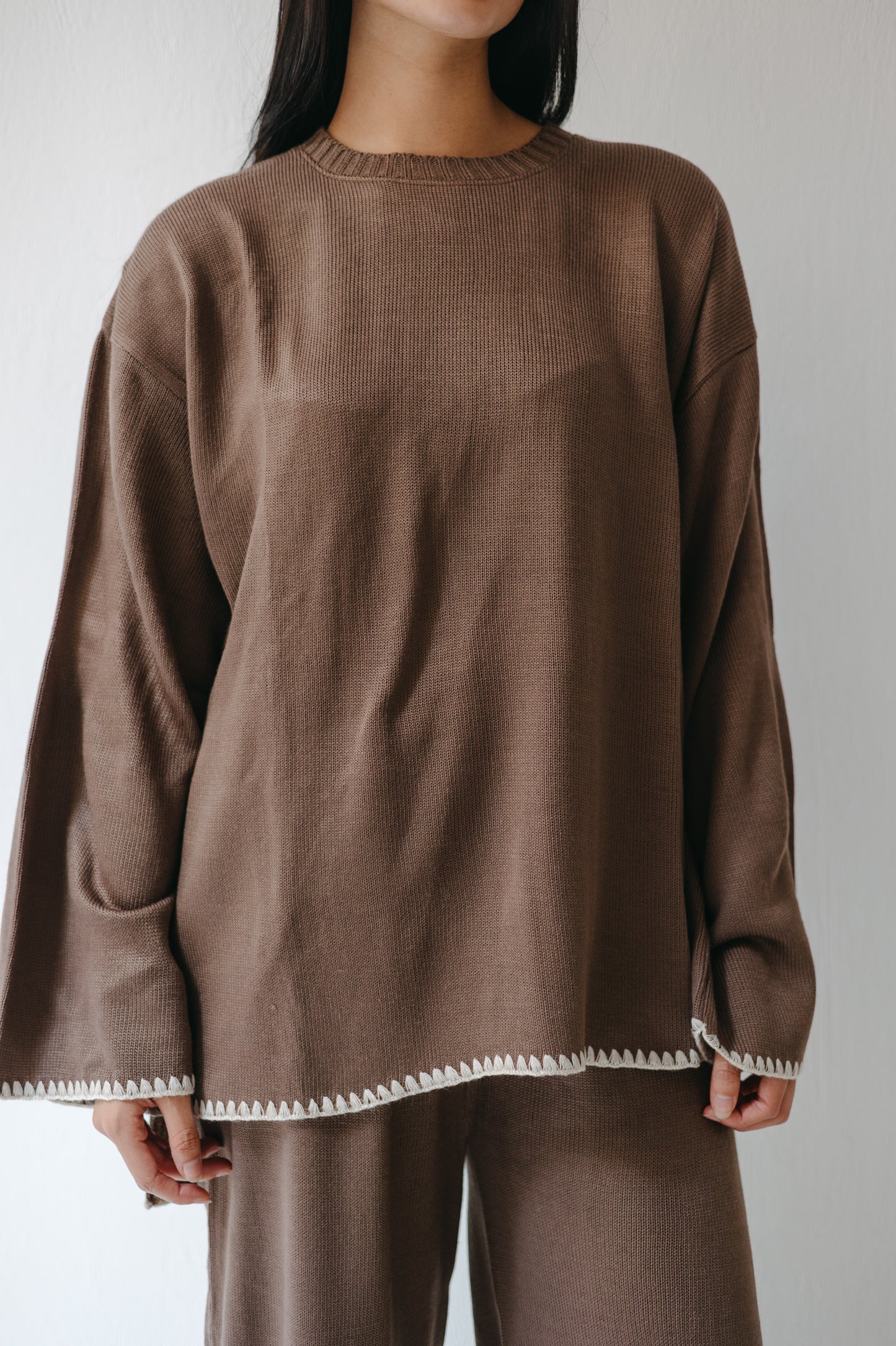 The Cozy Edge Set in Mocha