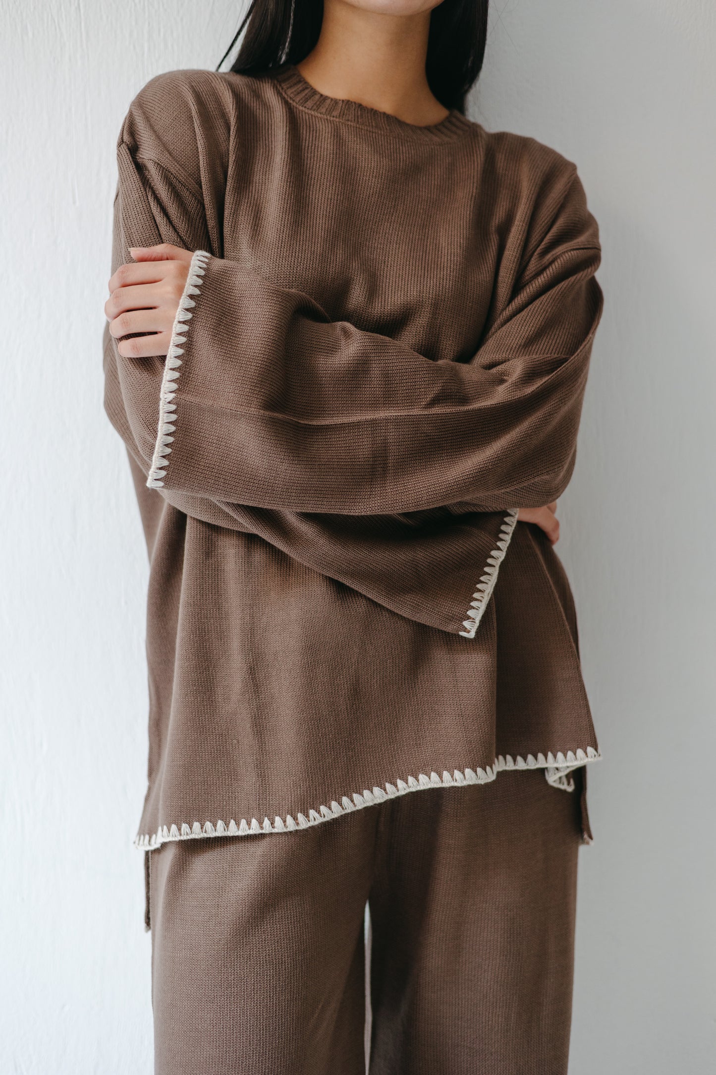 The Cozy Edge Set in Mocha