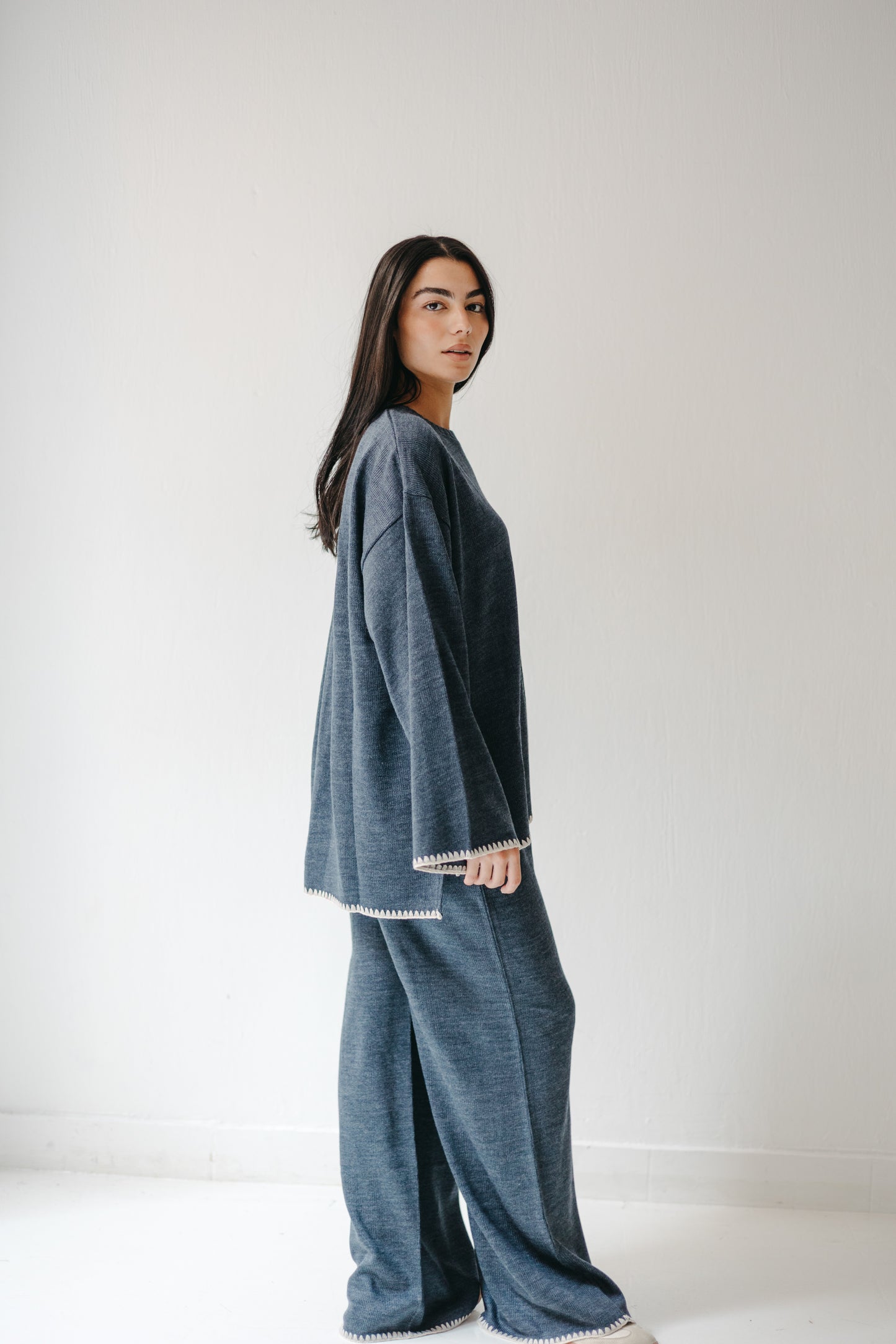 The Cozy Edge Set in Navy