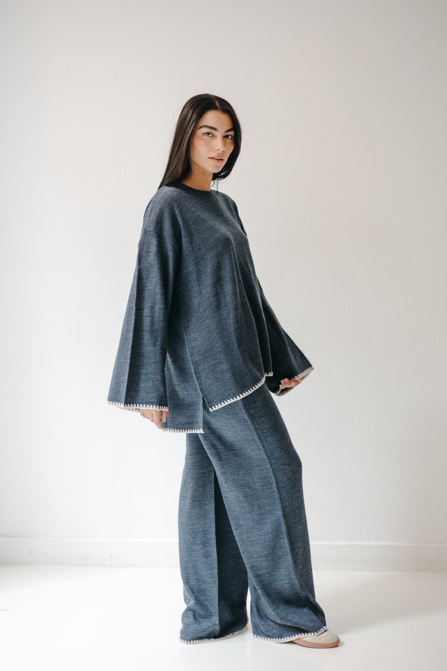 The Cozy Edge Set in Navy