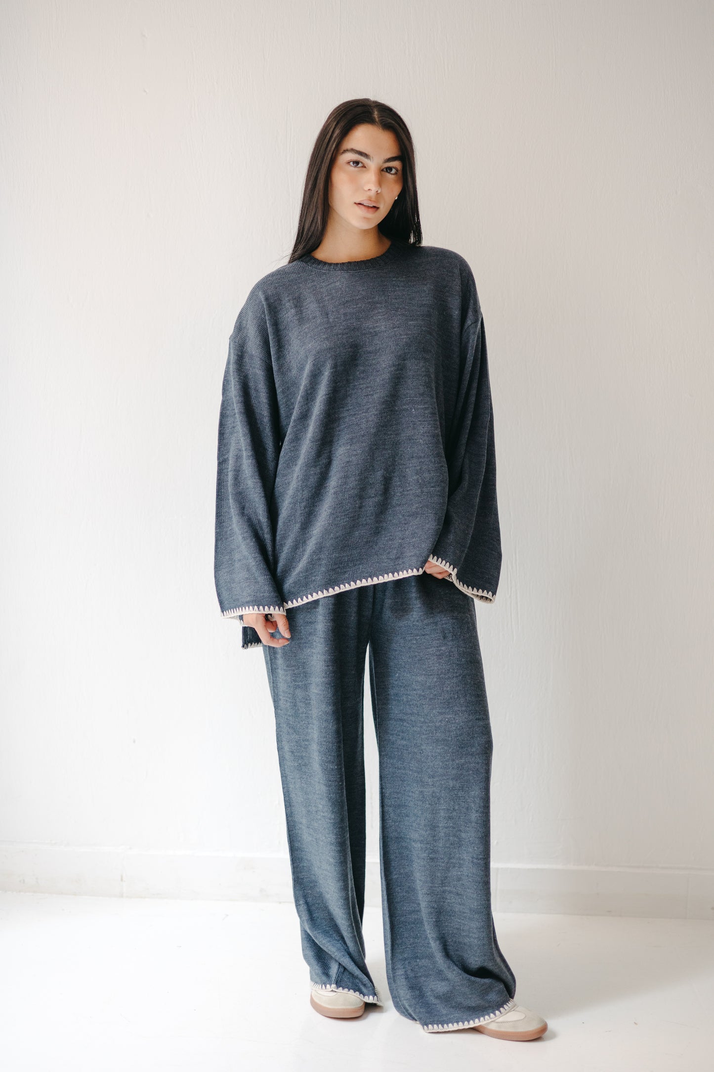 The Cozy Edge Set in Navy