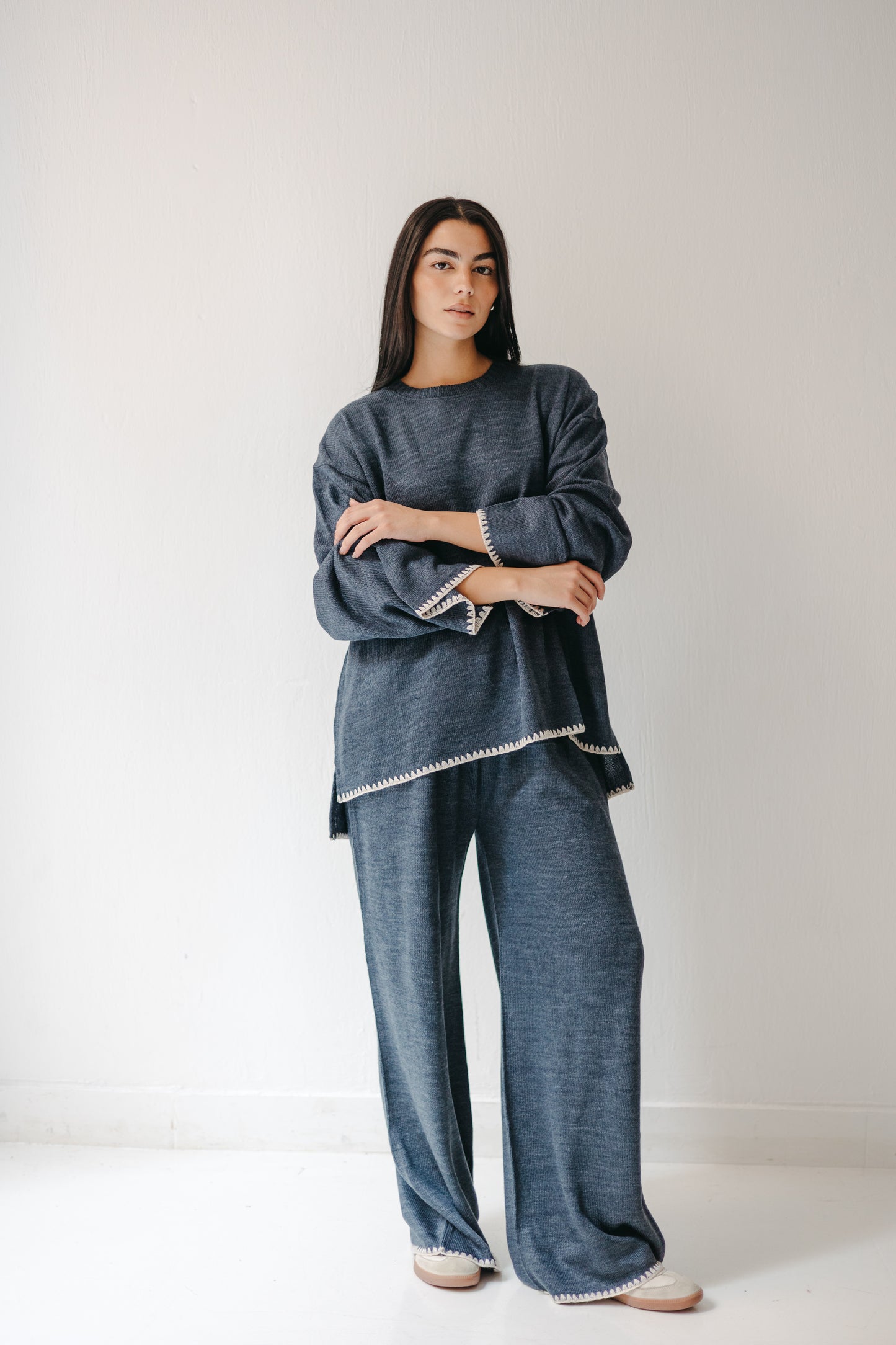 The Cozy Edge Set in Navy