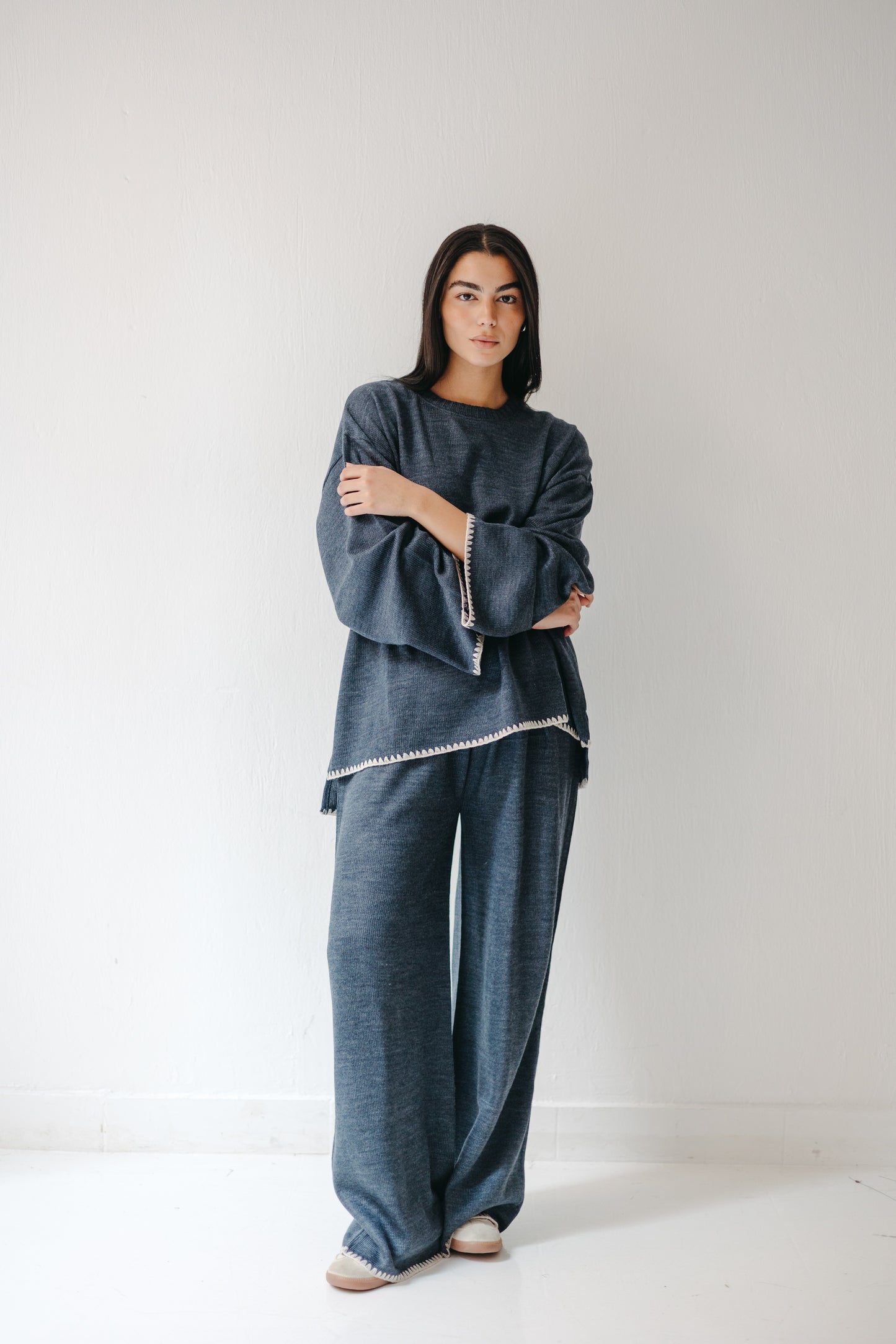 The Cozy Edge Set in Navy