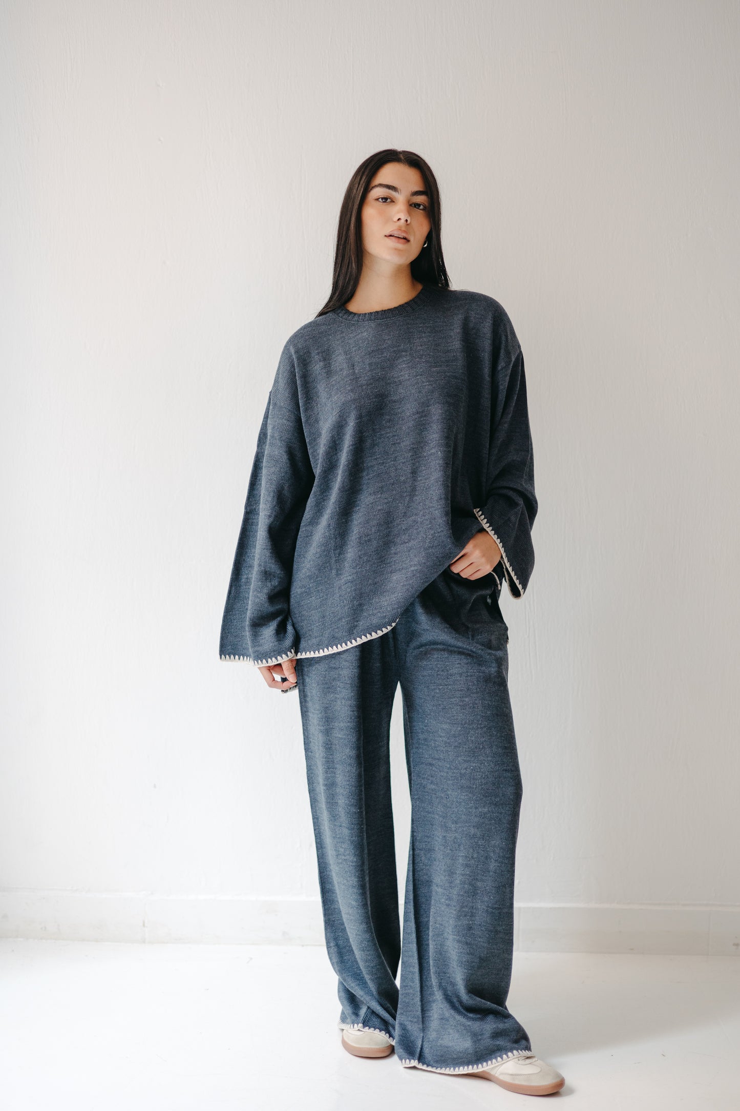 The Cozy Edge Set in Navy