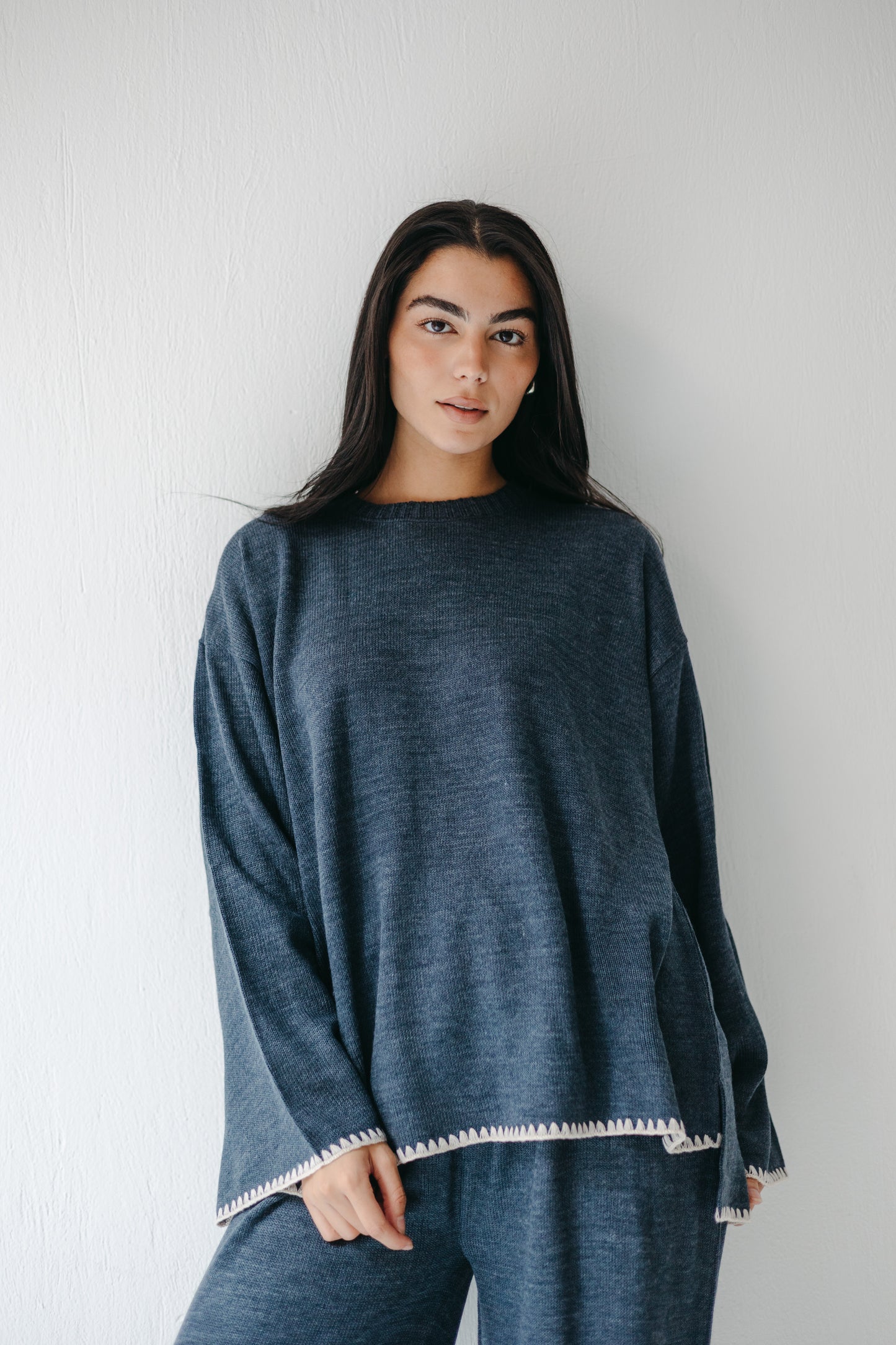 The Cozy Edge Set in Navy