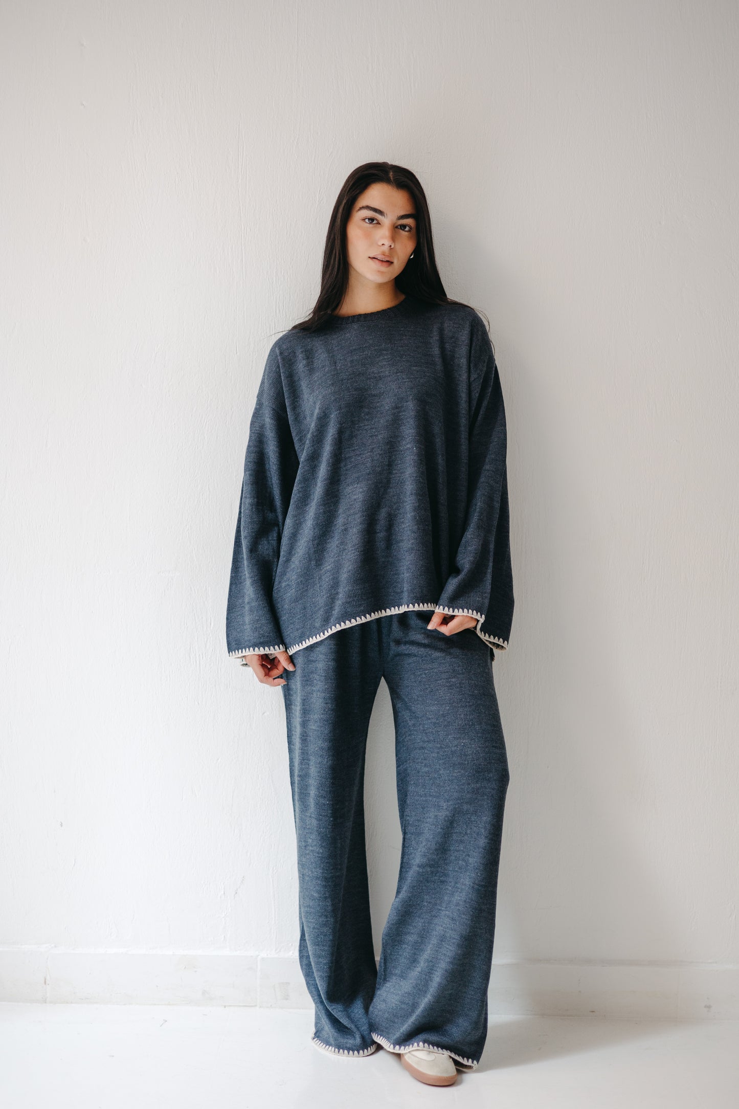 The Cozy Edge Set in Navy