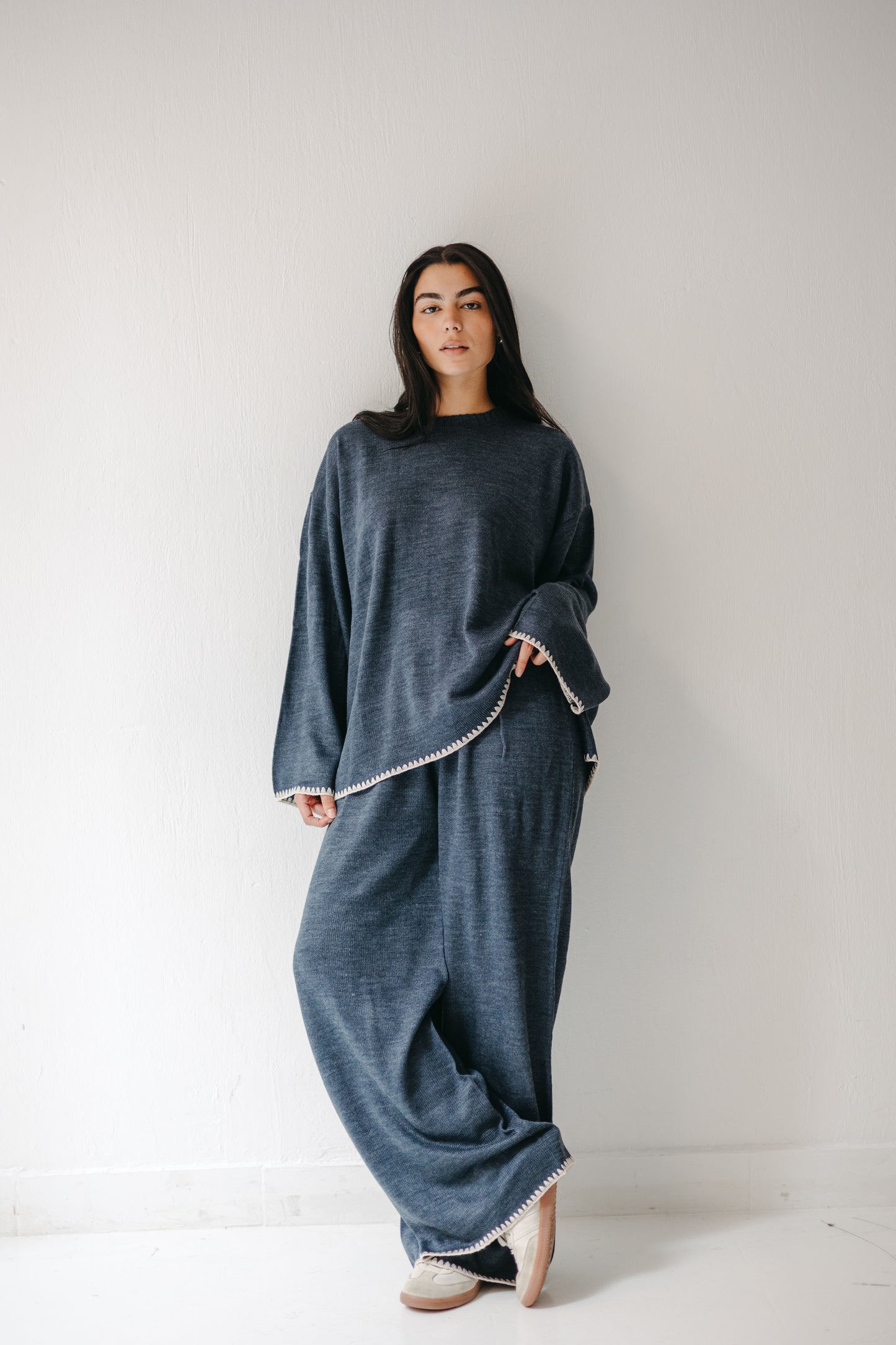 The Cozy Edge Set in Navy