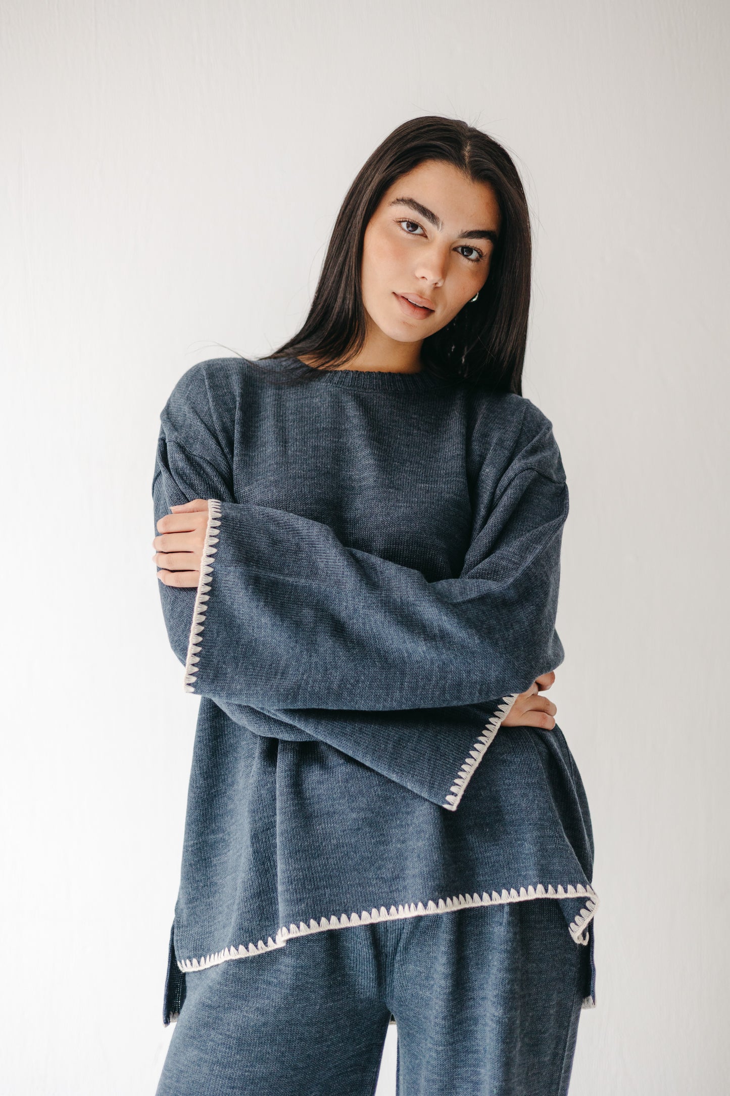 The Cozy Edge Set in Navy