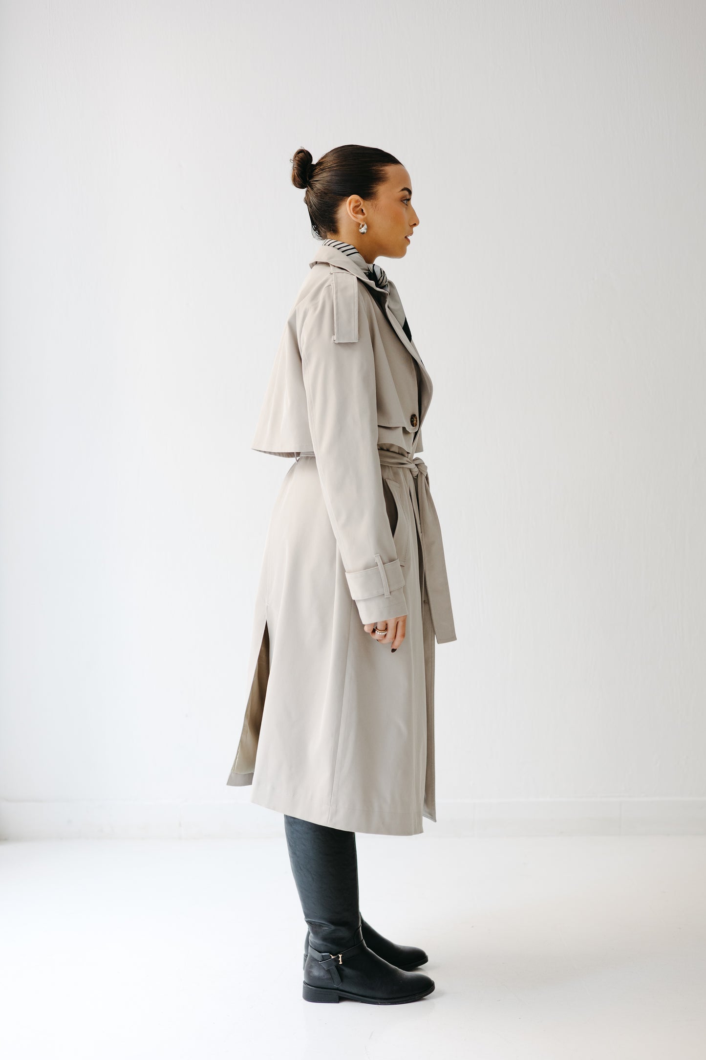 The Classic Edit Trench in Greige
