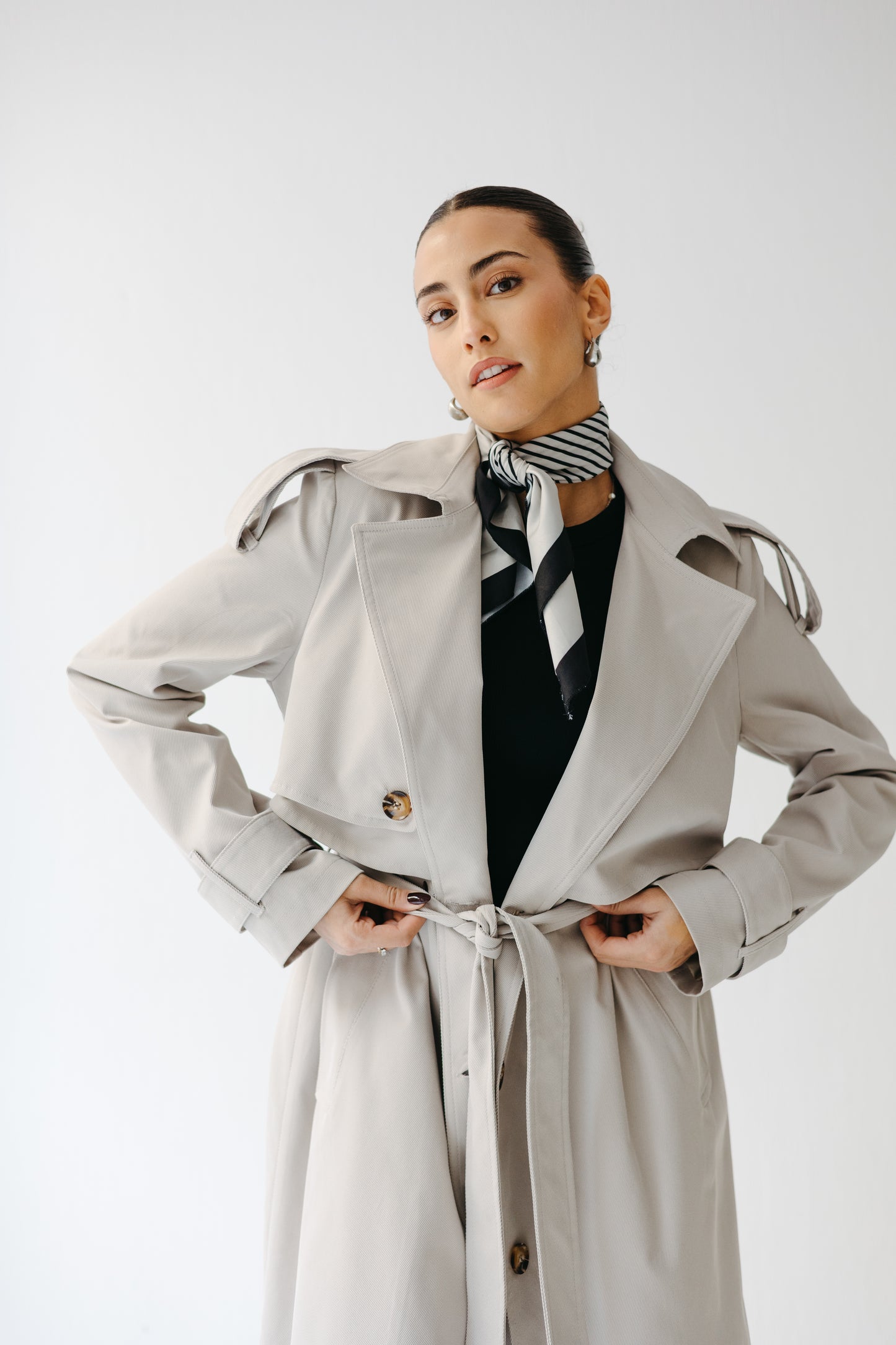 The Classic Edit Trench in Greige