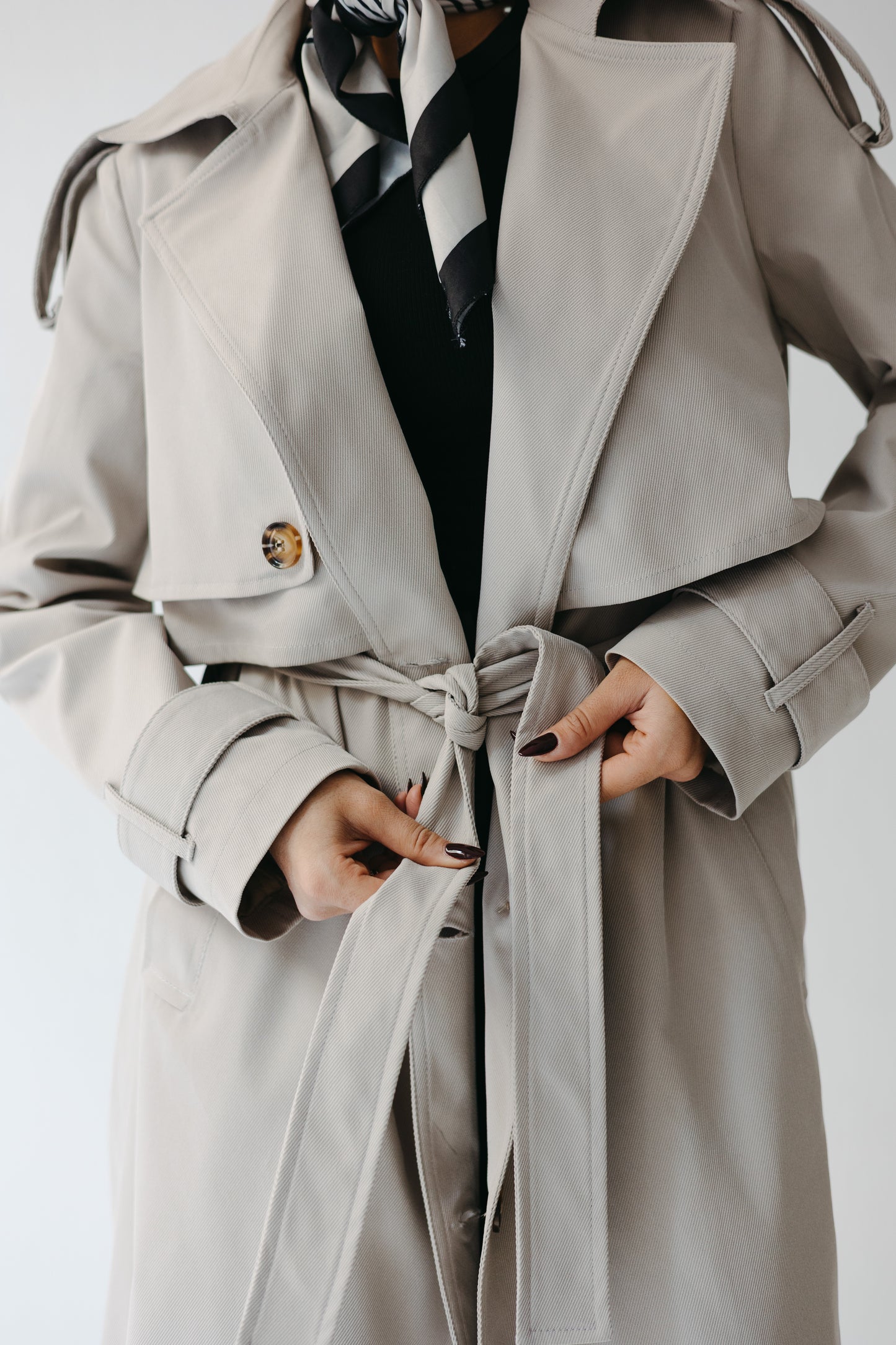 The Classic Edit Trench in Greige