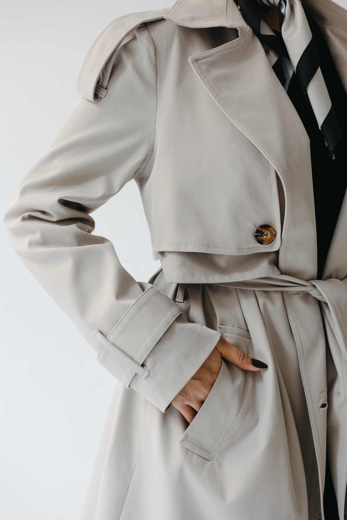 The Classic Edit Trench in Greige