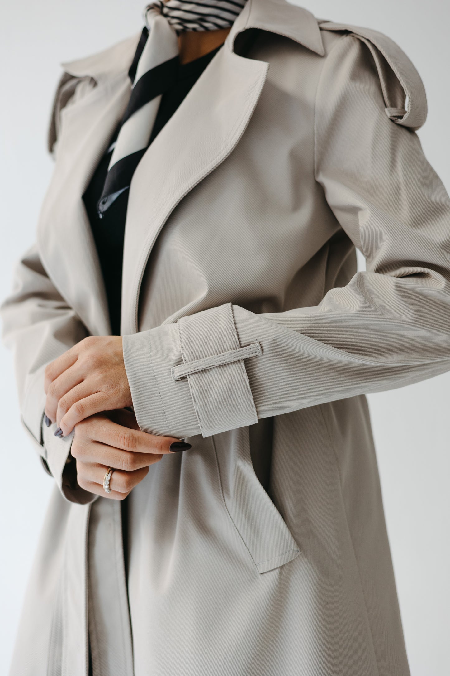 The Classic Edit Trench in Greige