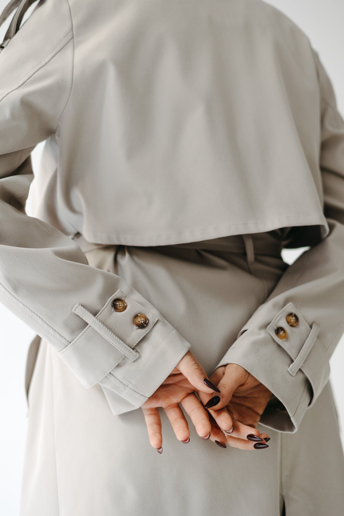 The Classic Edit Trench in Greige
