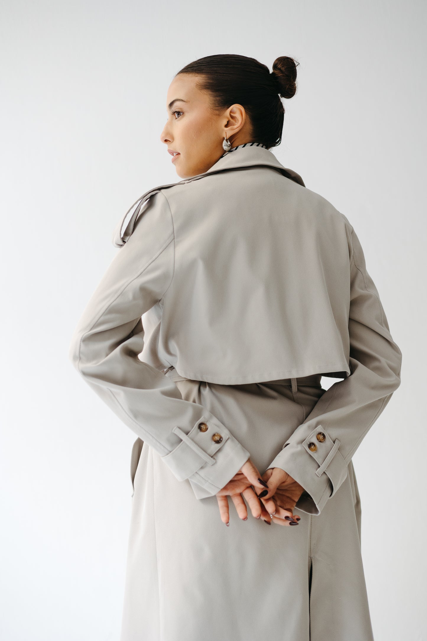 The Classic Edit Trench in Greige