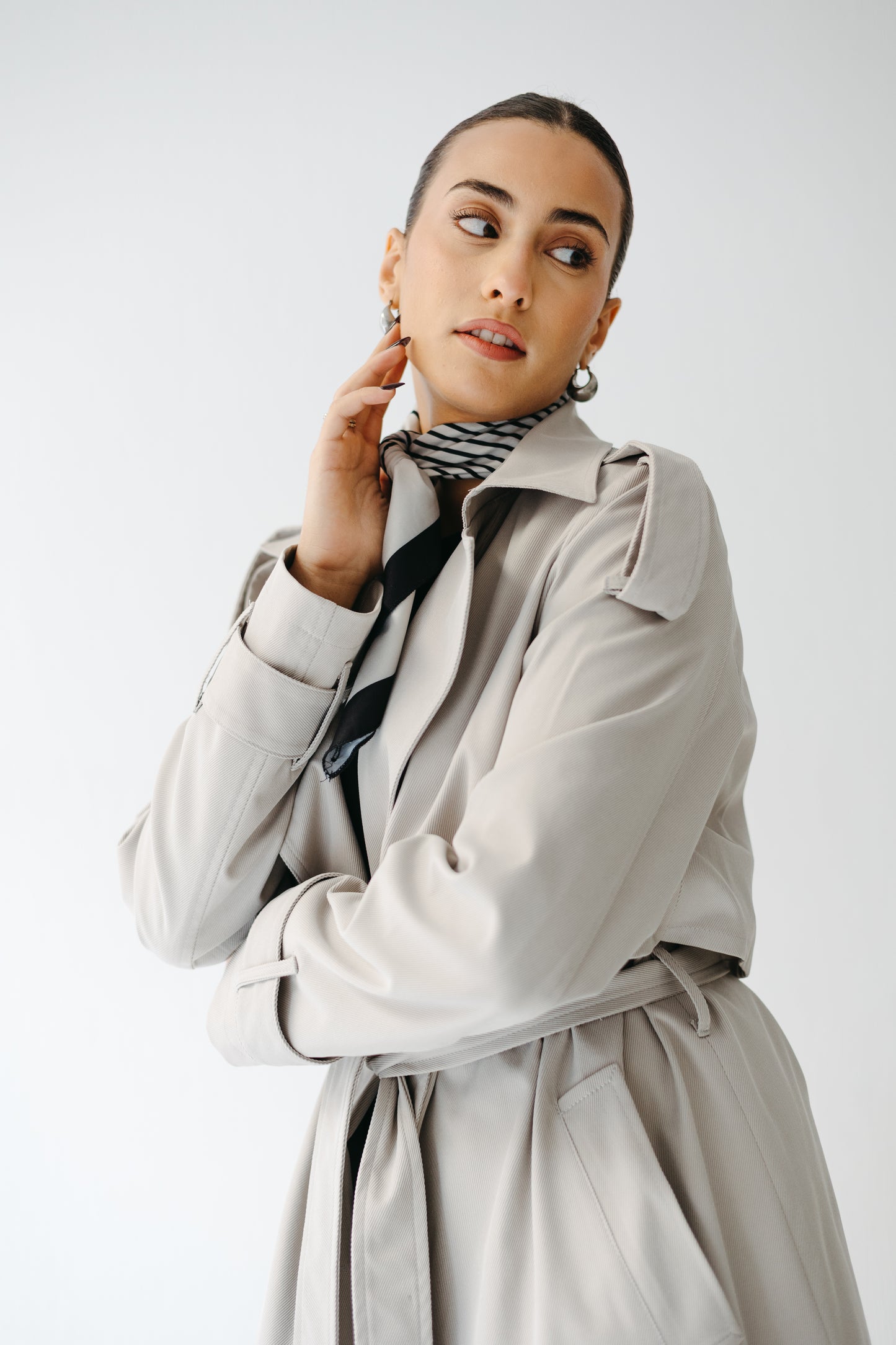 The Classic Edit Trench in Greige