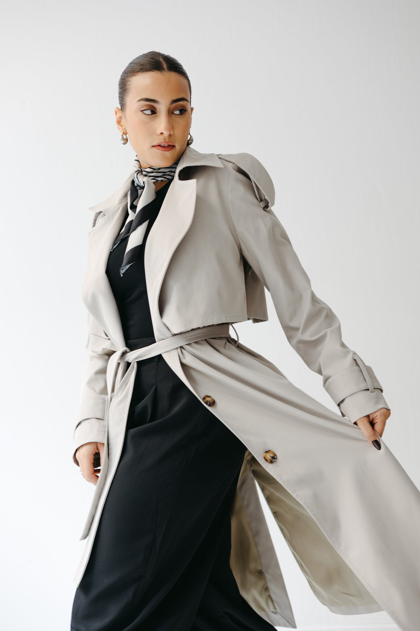 The Classic Edit Trench in Greige