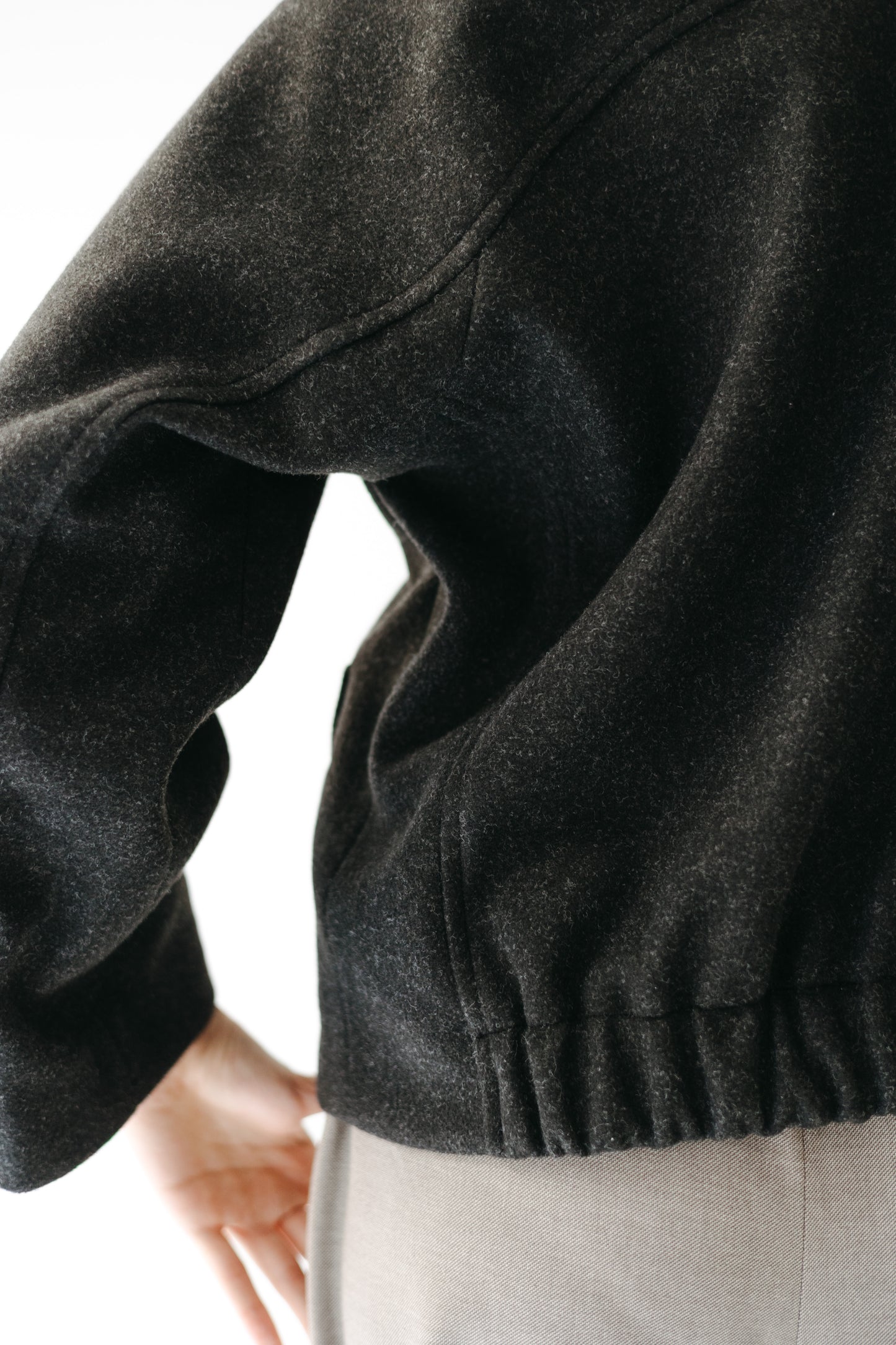 The Odette Jacket in Charcoal