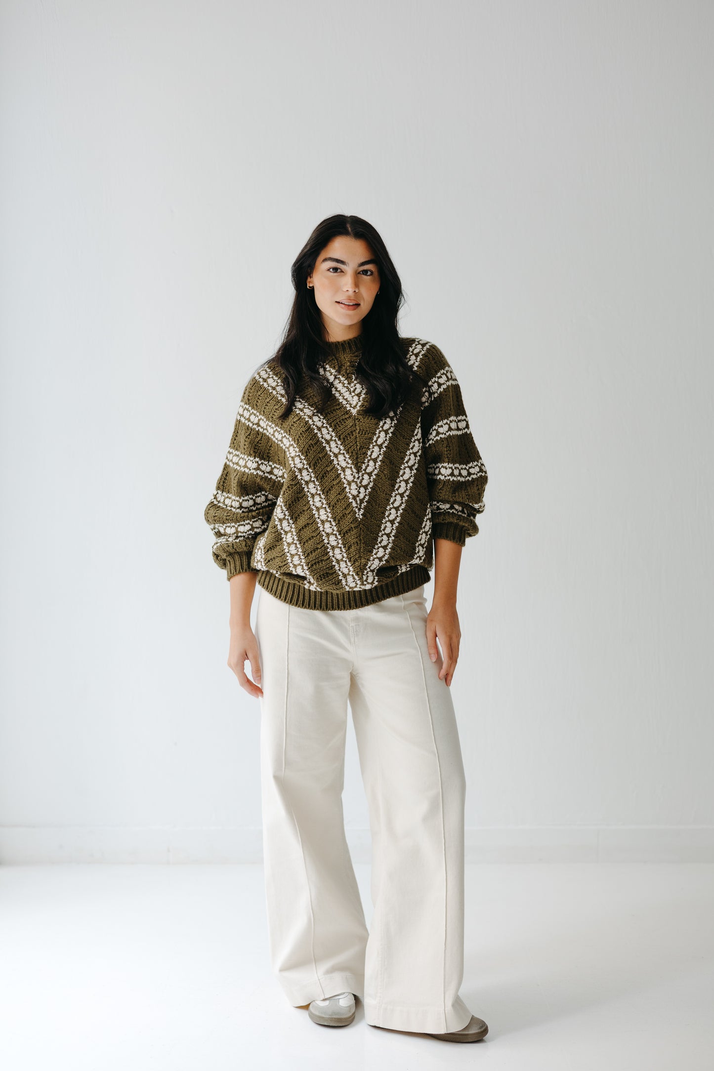 The Alpine Knit in Olive