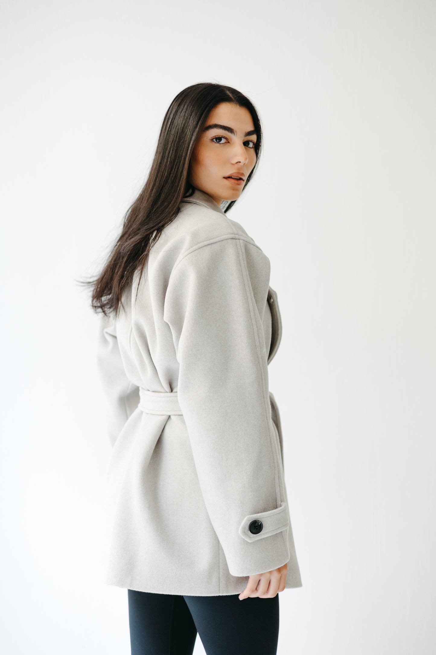The Loft Jacket in Ice gray