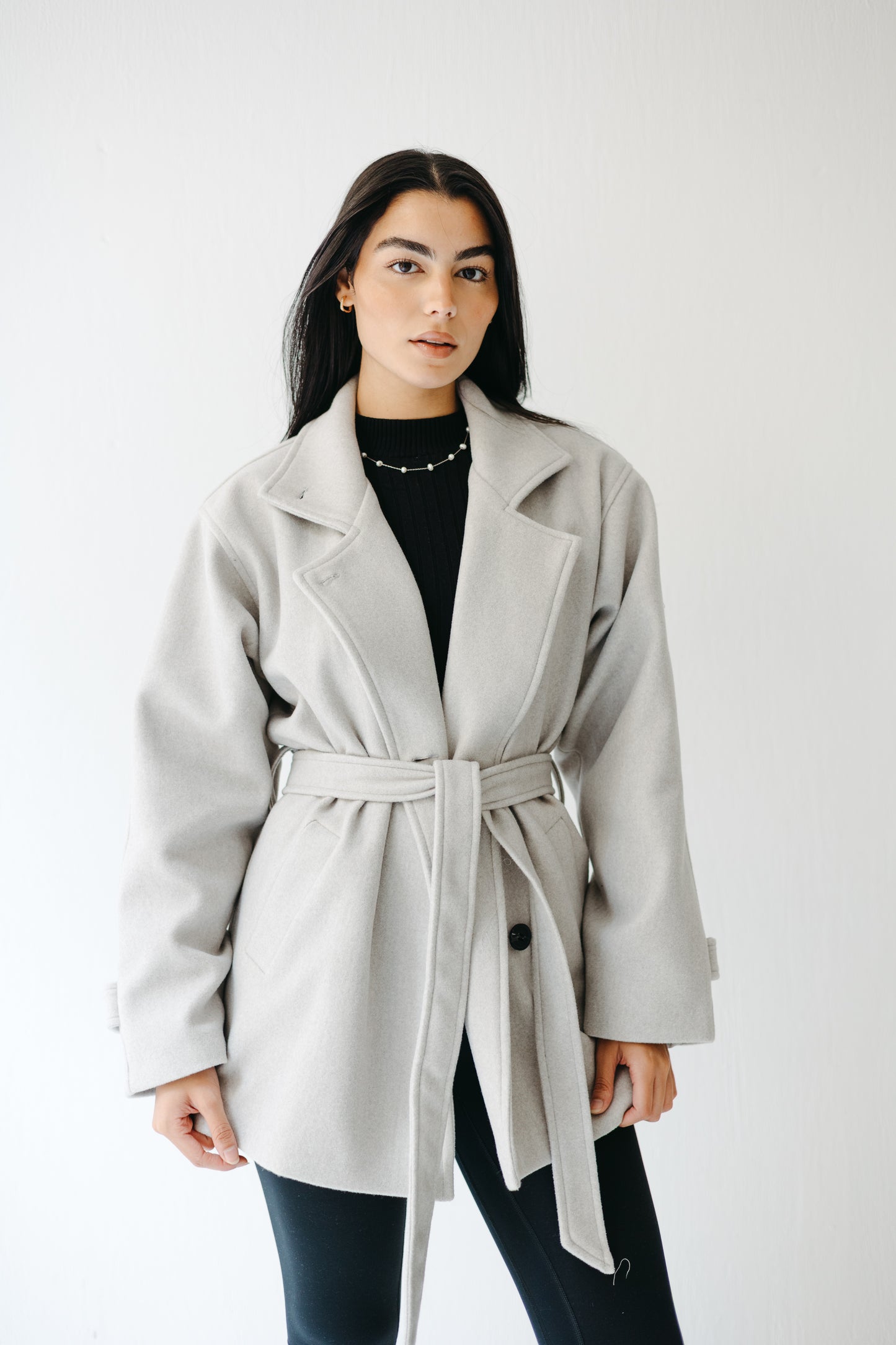 The Loft Jacket in Ice gray